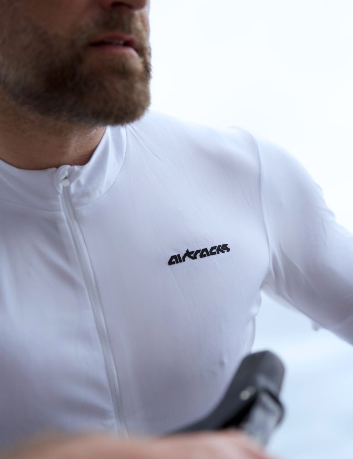 Maglia da uomo in bicicletta corta -Bicchia di bici da bici Air Tech II White