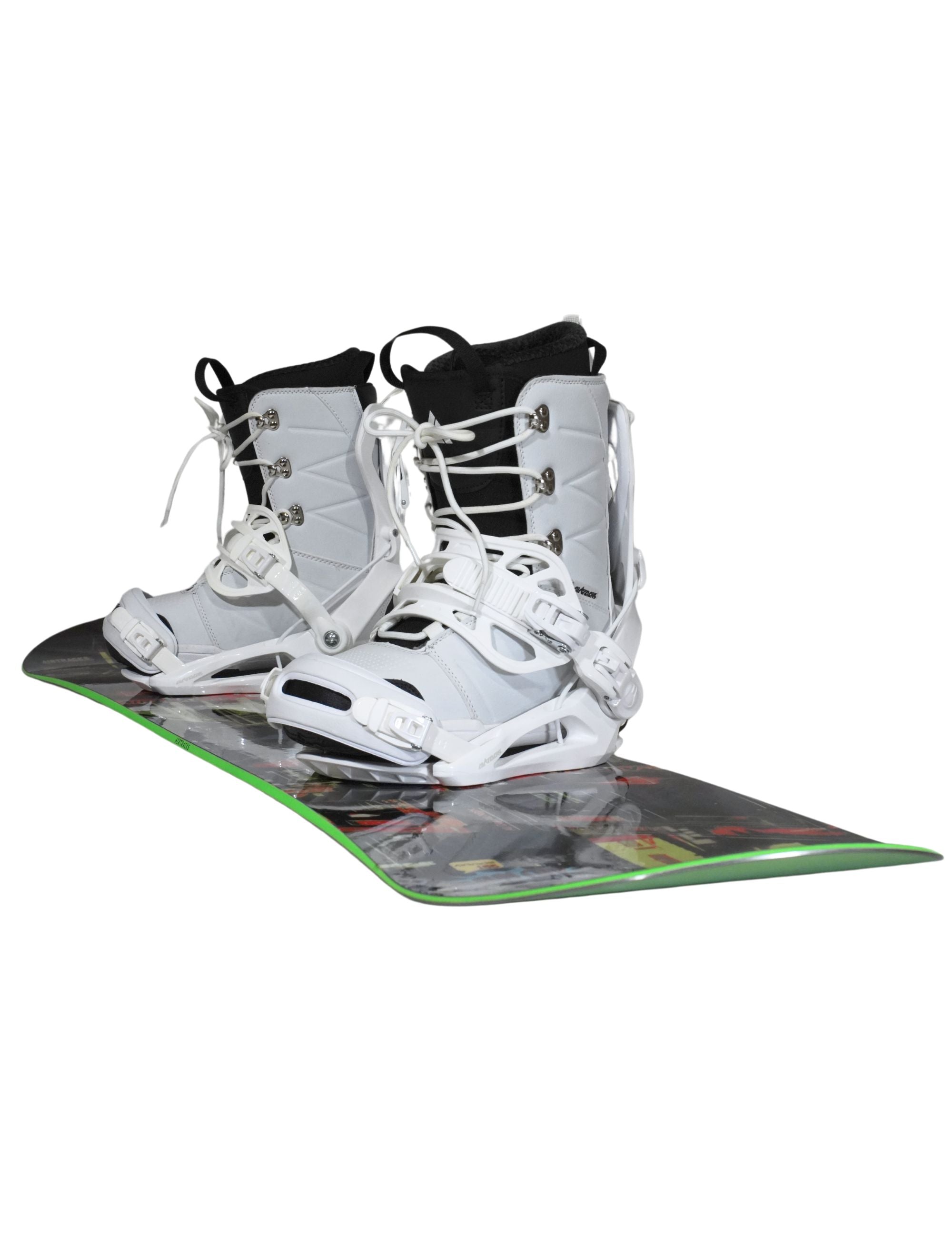Tavola da snowboard Fun City Carbon Hybrid Rocker Bundle
