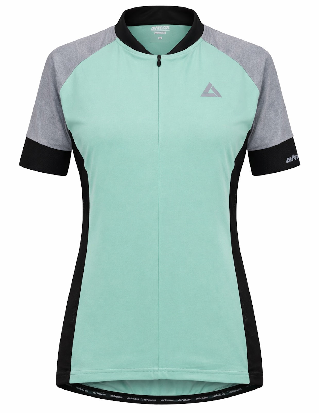 Women's bicycle jersey short arm per line blue