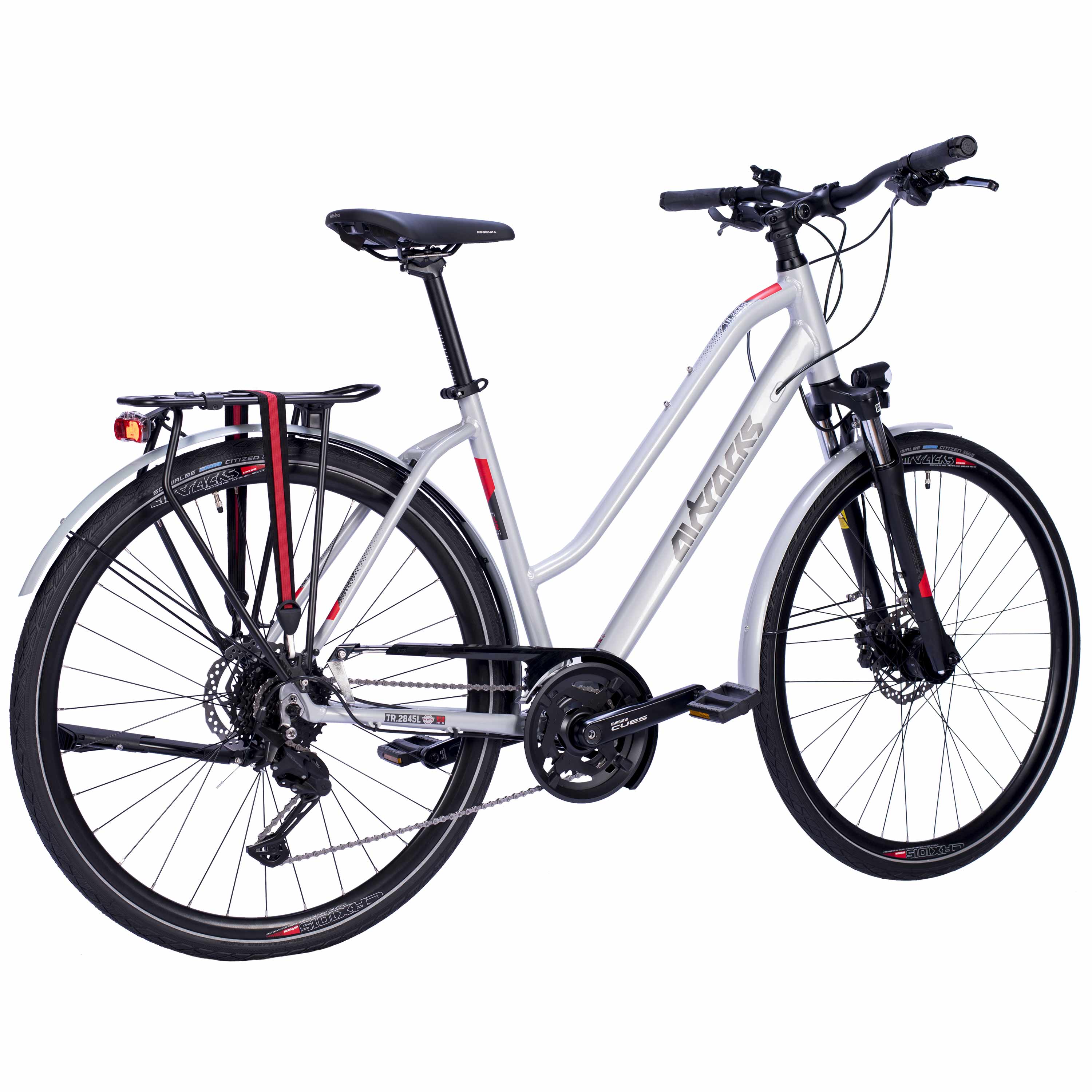 28" Vélo de trekking femme TR.2845L 2 x 9 vitesses SHIMANO CUES RD-U3020-9