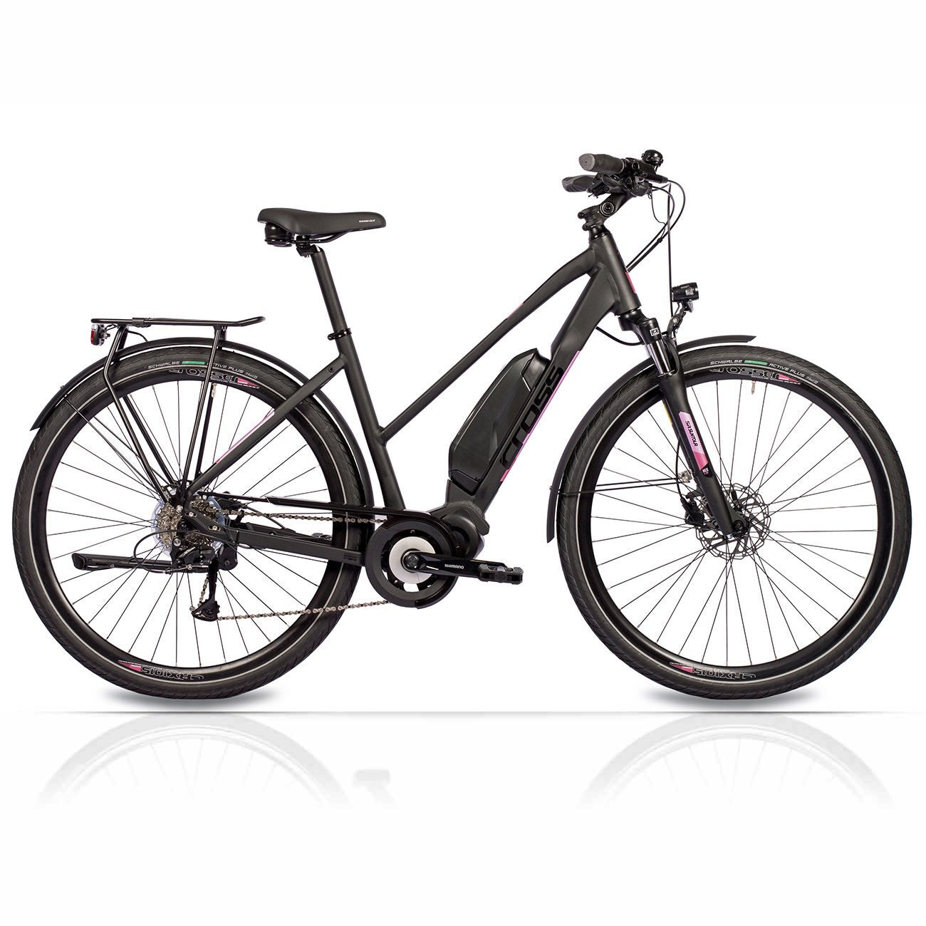 28 inch women e-bike trekking bicycle V-tron Shimano StеPS E-5000 418 Wh 9 x gang Shimano RD-T3000