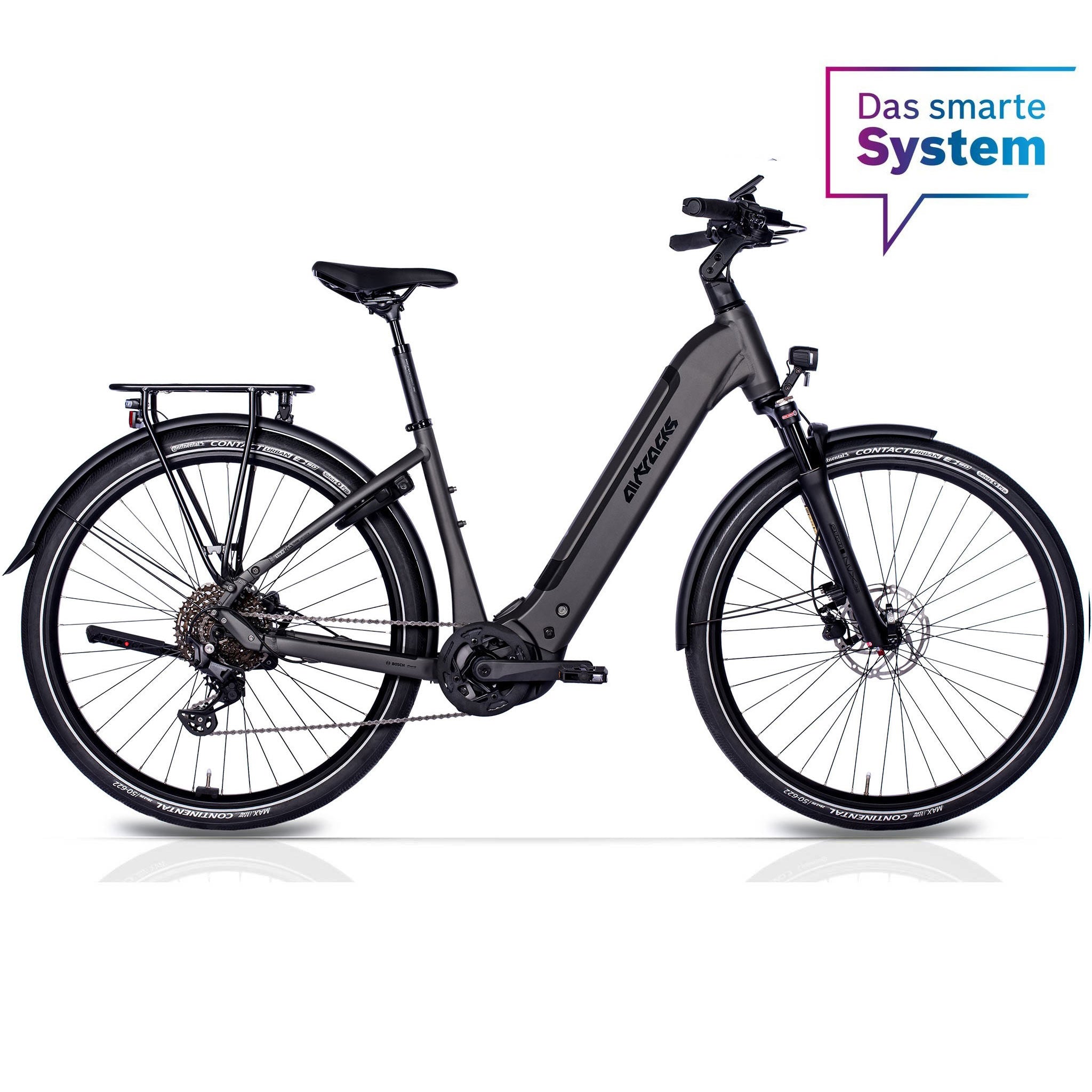 28" E-bike trekking donna LS Wave TERRA TR2 BOSCH Performance Line PX Smart Syste, PowerTube 600 Wh SHIMANO 10 x velocità Deore RD-M5130 SGS