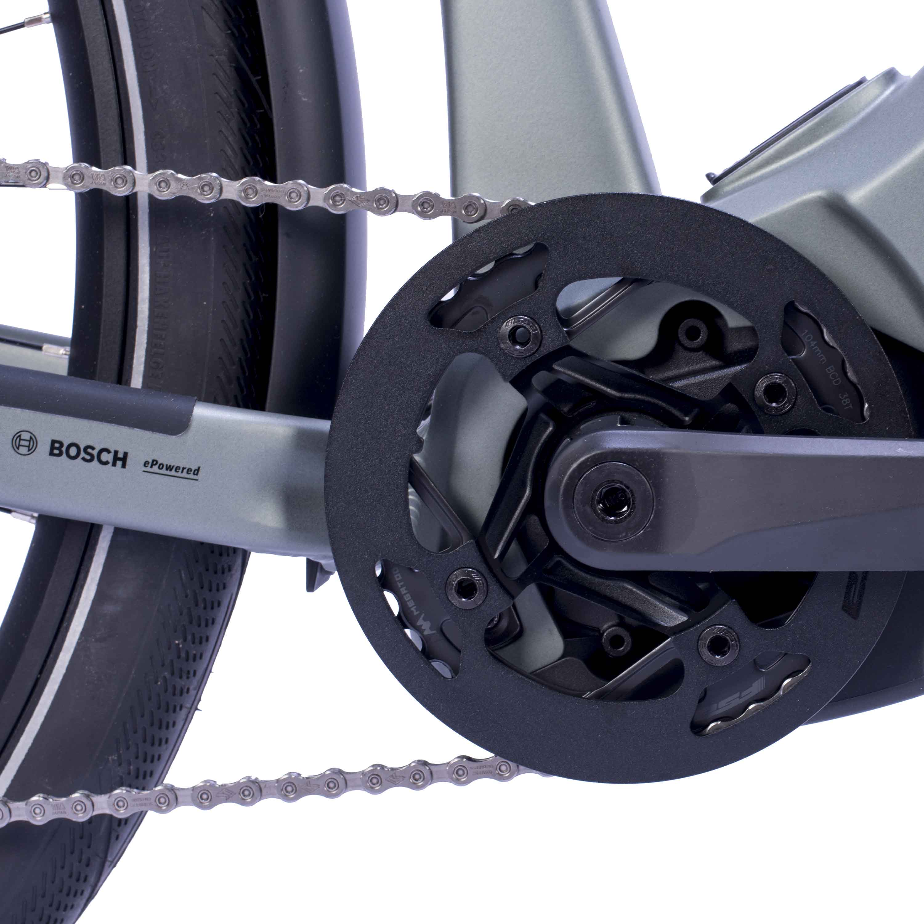 28" Herren E-Bike Trekking Fahrrad TERRA TR2 BOSCH Performance Line PX Smart System POWERTUBE 600 Wh 10 x Gang SHIMANO DEORE RD-M5130 SGS Grey