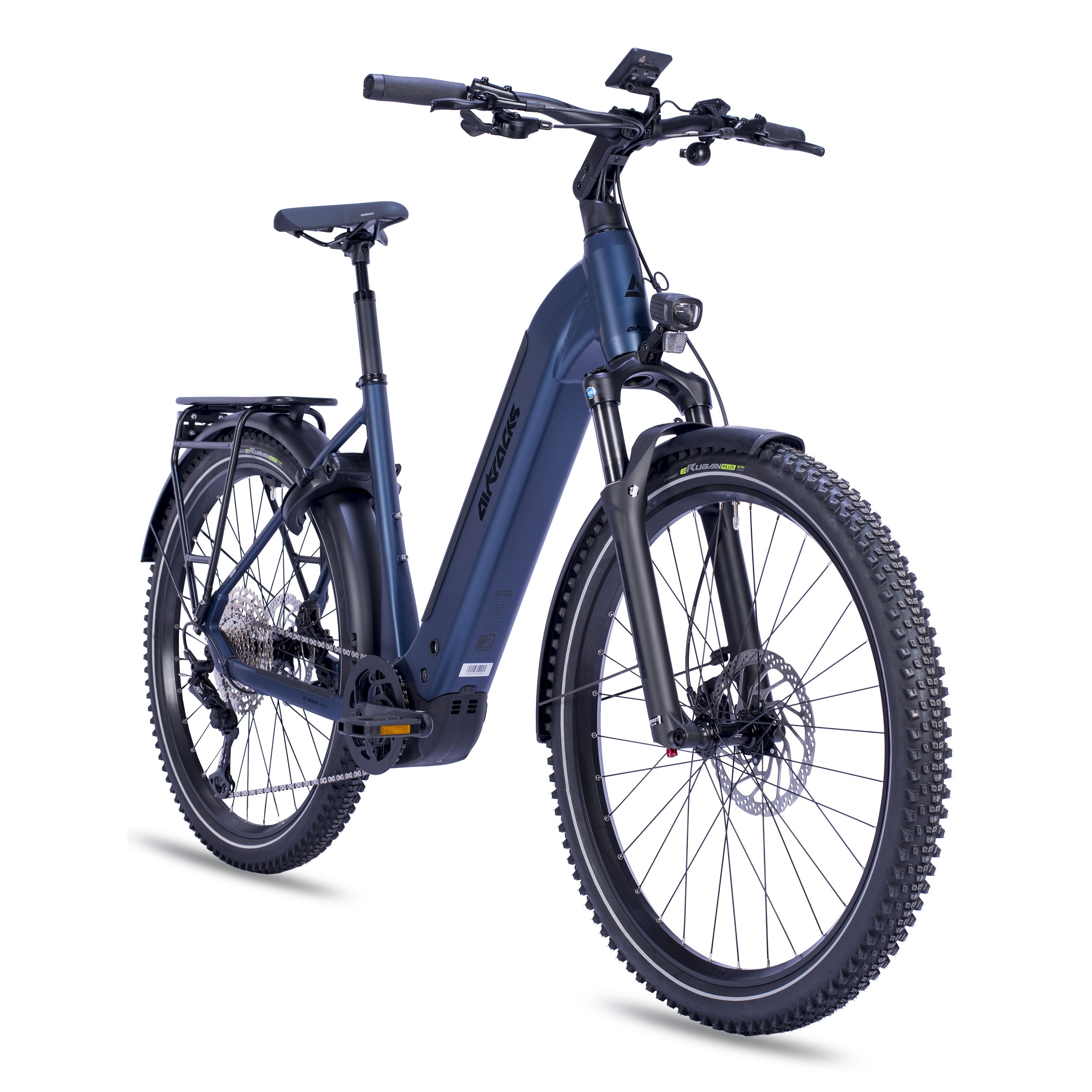27,5" E-SUV MTB donna Wave LS TERRA CX1 con BOSCH Performance Line PX Smart System Powertube 800 Wh 12 velocità Shimano XT RD-M8100 SGS Blu