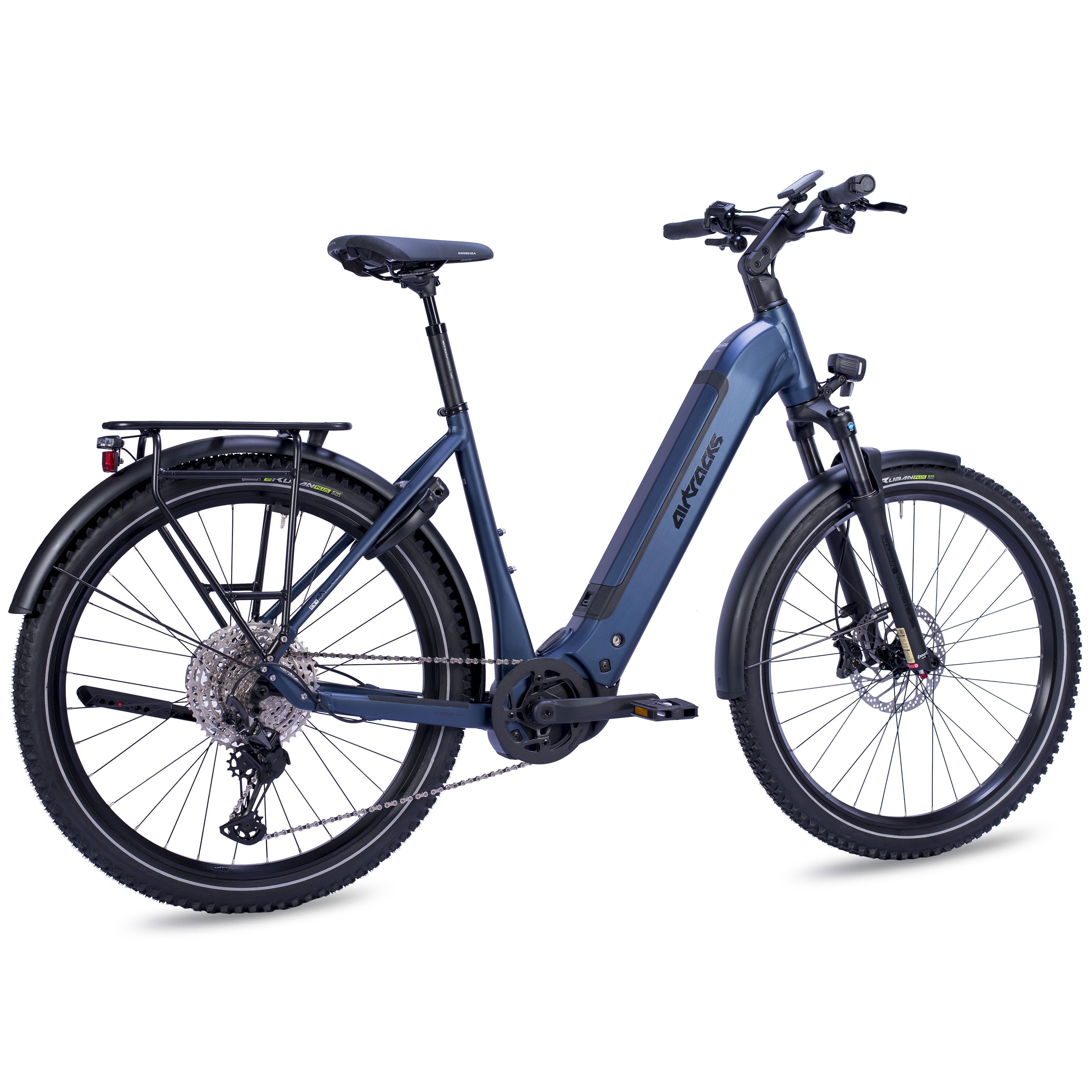 27,5" E-SUV MTB donna Wave LS TERRA CX1 con BOSCH Performance Line PX Smart System Powertube 800 Wh 12 velocità Shimano XT RD-M8100 SGS Blu