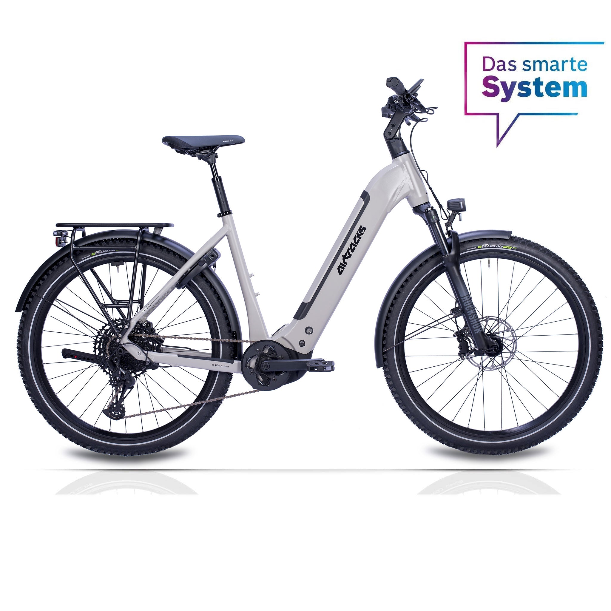 27,5" E-SUV MTB da donna WAVE LS TERRA CX2 BOSCH PERFORMANCE LINE PX Smart System POWERTUBE 600 Wh 12 velocità SRAM SX Eagle – Nero