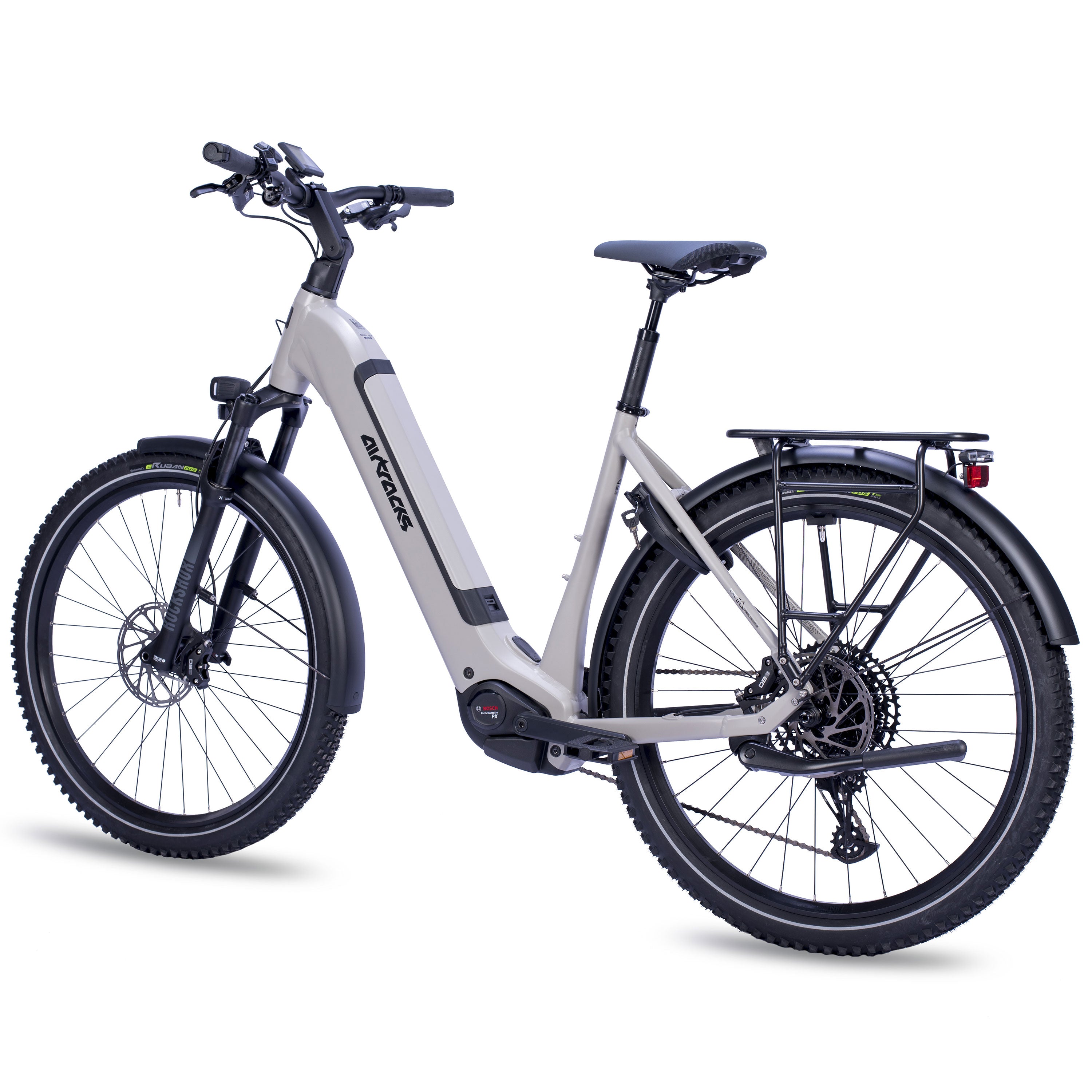 27,5" E-SUV MTB da donna WAVE LS TERRA CX2 BOSCH PERFORMANCE LINE PX Smart System POWERTUBE 600 Wh 12 velocità SRAM SX Eagle – Nero
