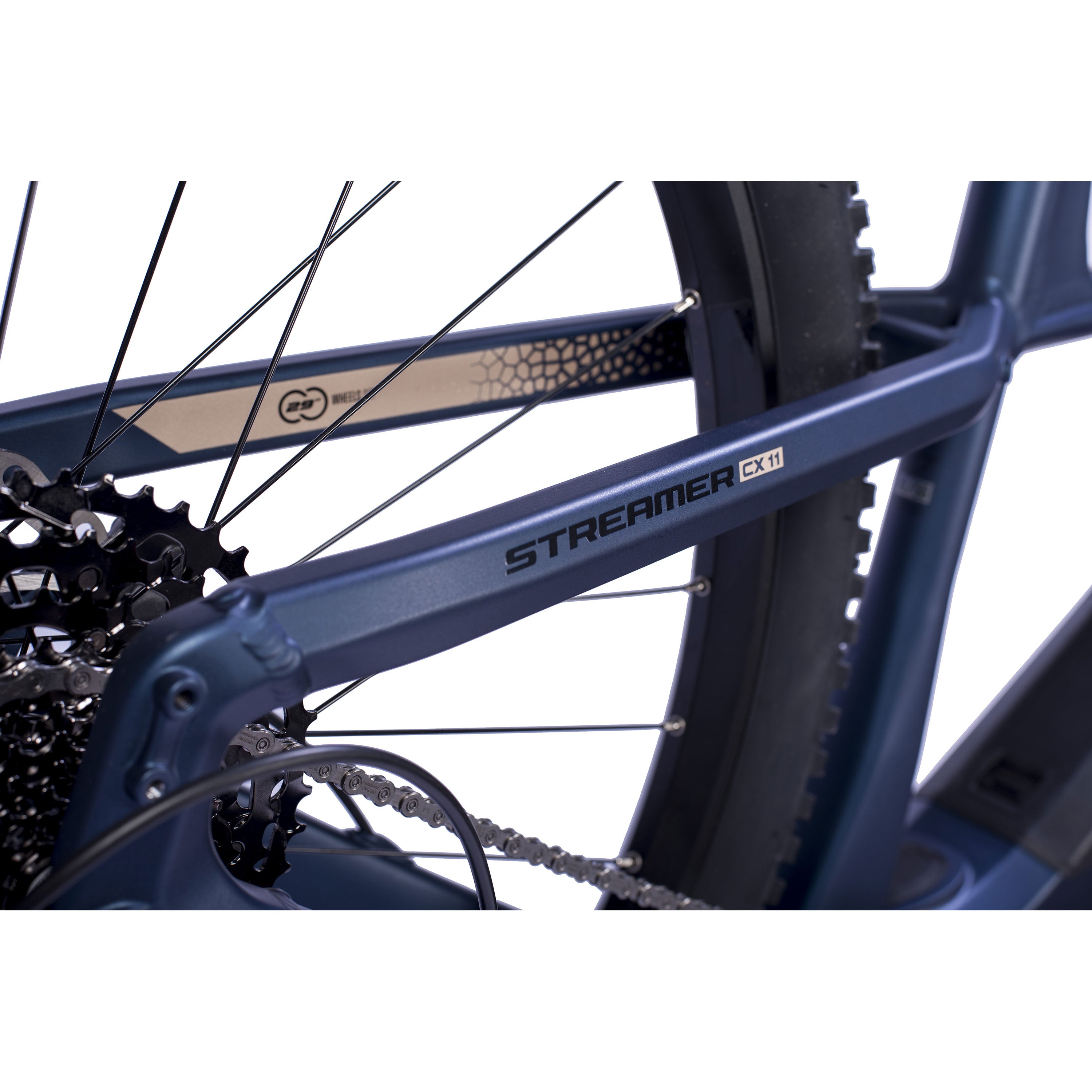 29" E-MTB da uomo STREAMER CX11 BOSCH PERFORMANCE LINE CX (GEN 5) Smart System POWERTUBE 600Wh 11 velocità SHIMANO XT RD-M8310 Blu