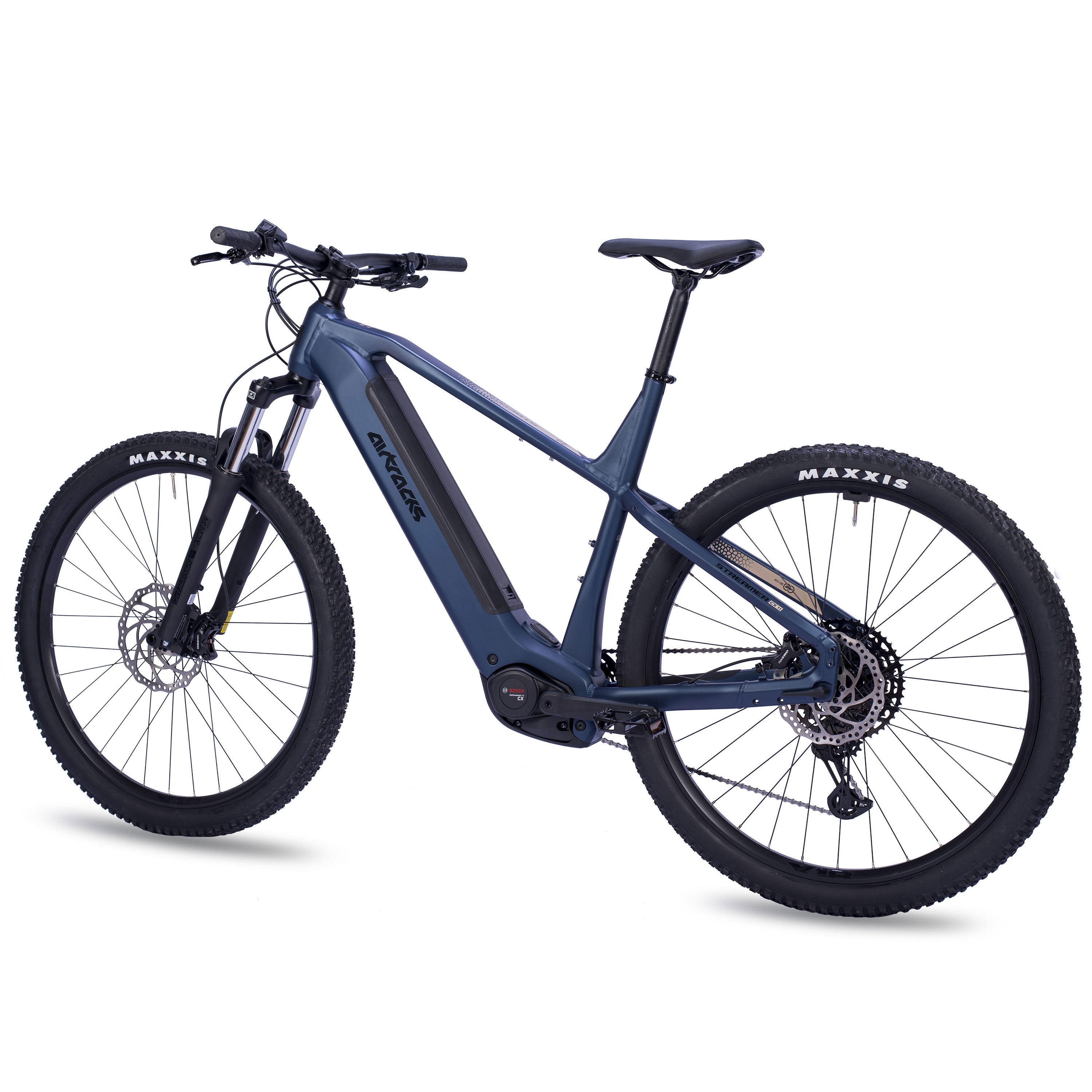 29" E-MTB da uomo STREAMER CX11 BOSCH PERFORMANCE LINE CX (GEN 5) Smart System POWERTUBE 600Wh 11 velocità SHIMANO XT RD-M8310 Blu
