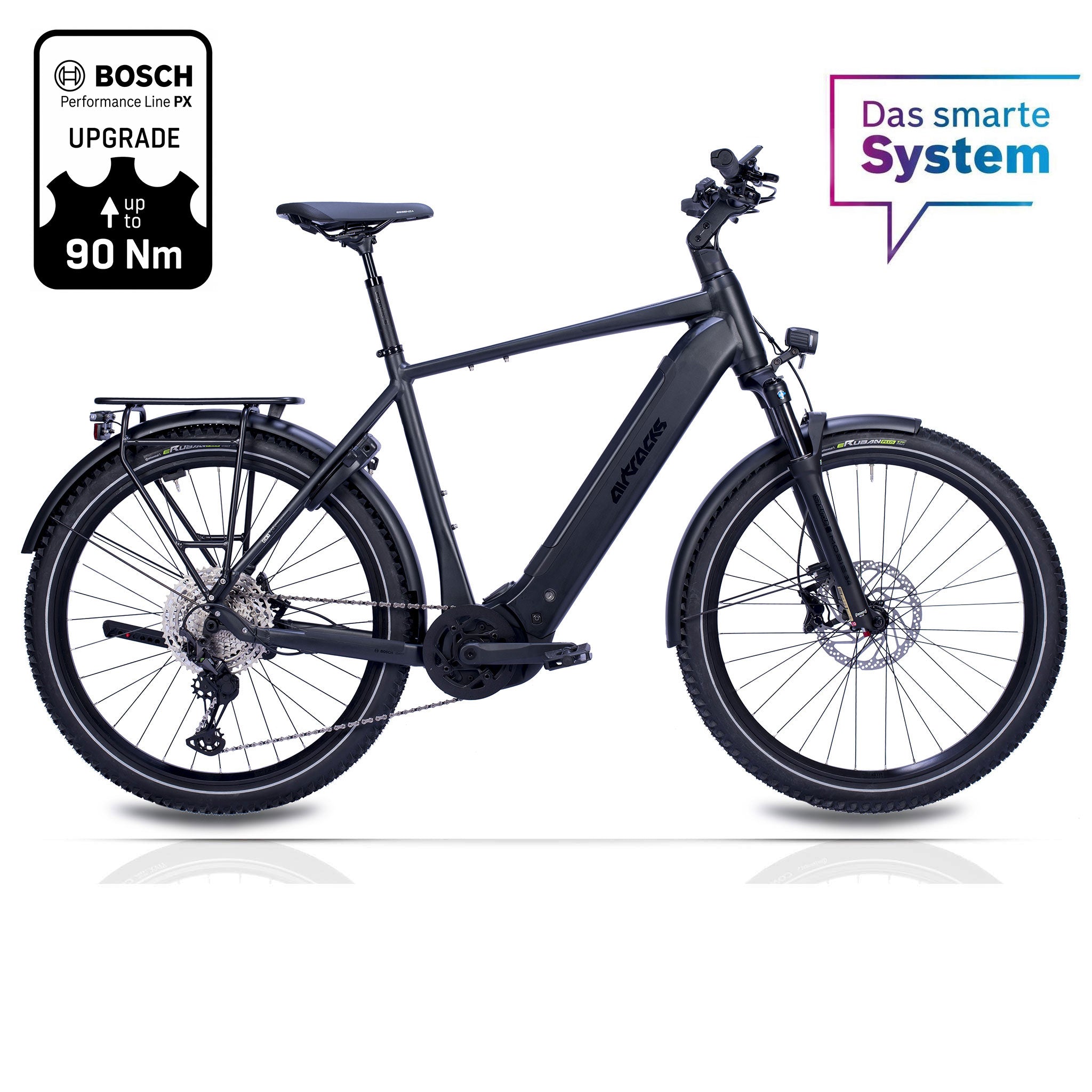 27,5" E-SUV Bicicleta eléctrica hombre TERRA CX1 BOSCH PERFORMANCE LINE PX Smart System POWERTUBE 800 Wh 12 velocidades SHIMANO XT RD-M8100 SGS