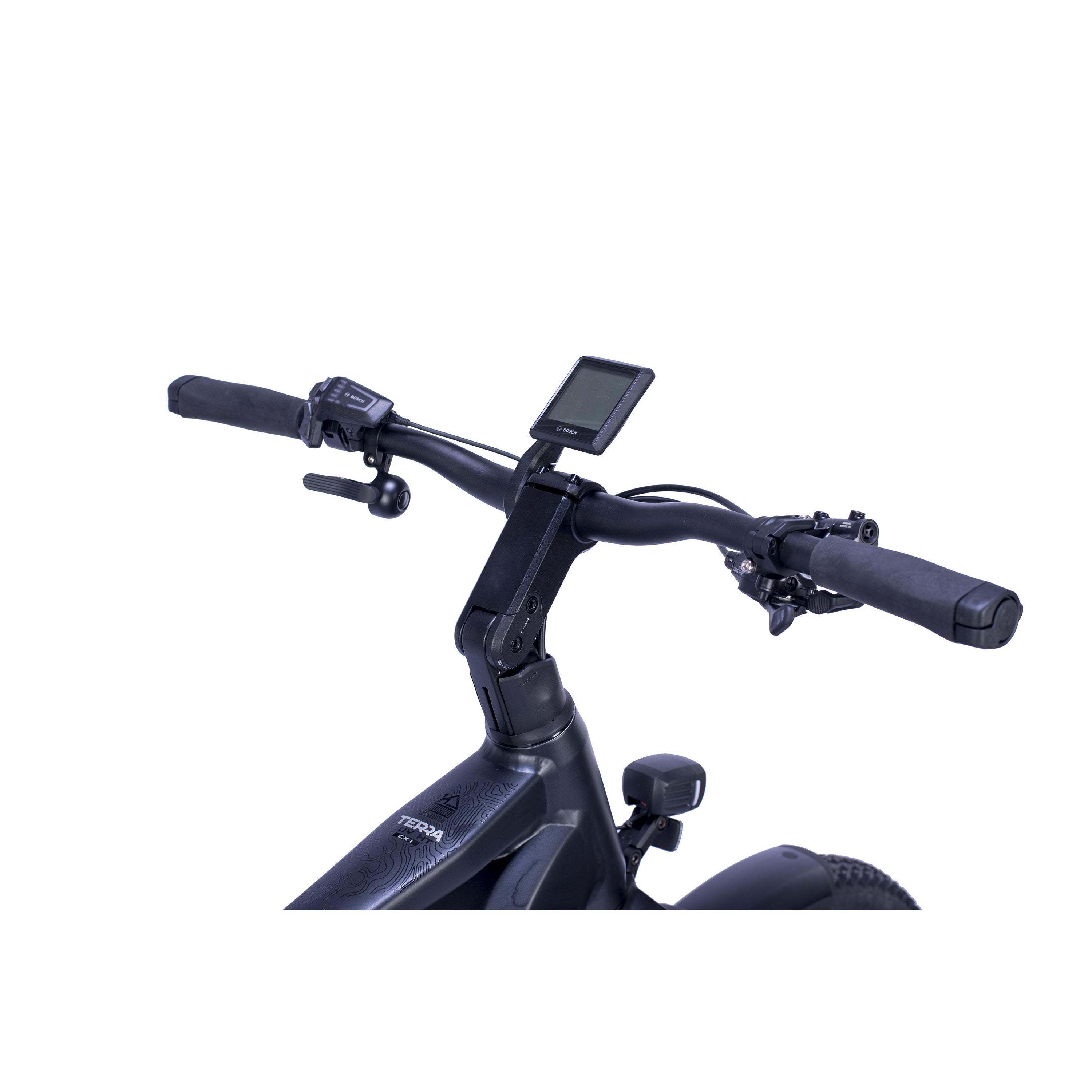 27,5" E-SUV VTT électrique homme TERRA CX1 BOSCH PERFORMANCE LINE PX Smart System POWERTUBE 800 Wh 12 VITESSES SHIMANO XT RD-M8100 SGS