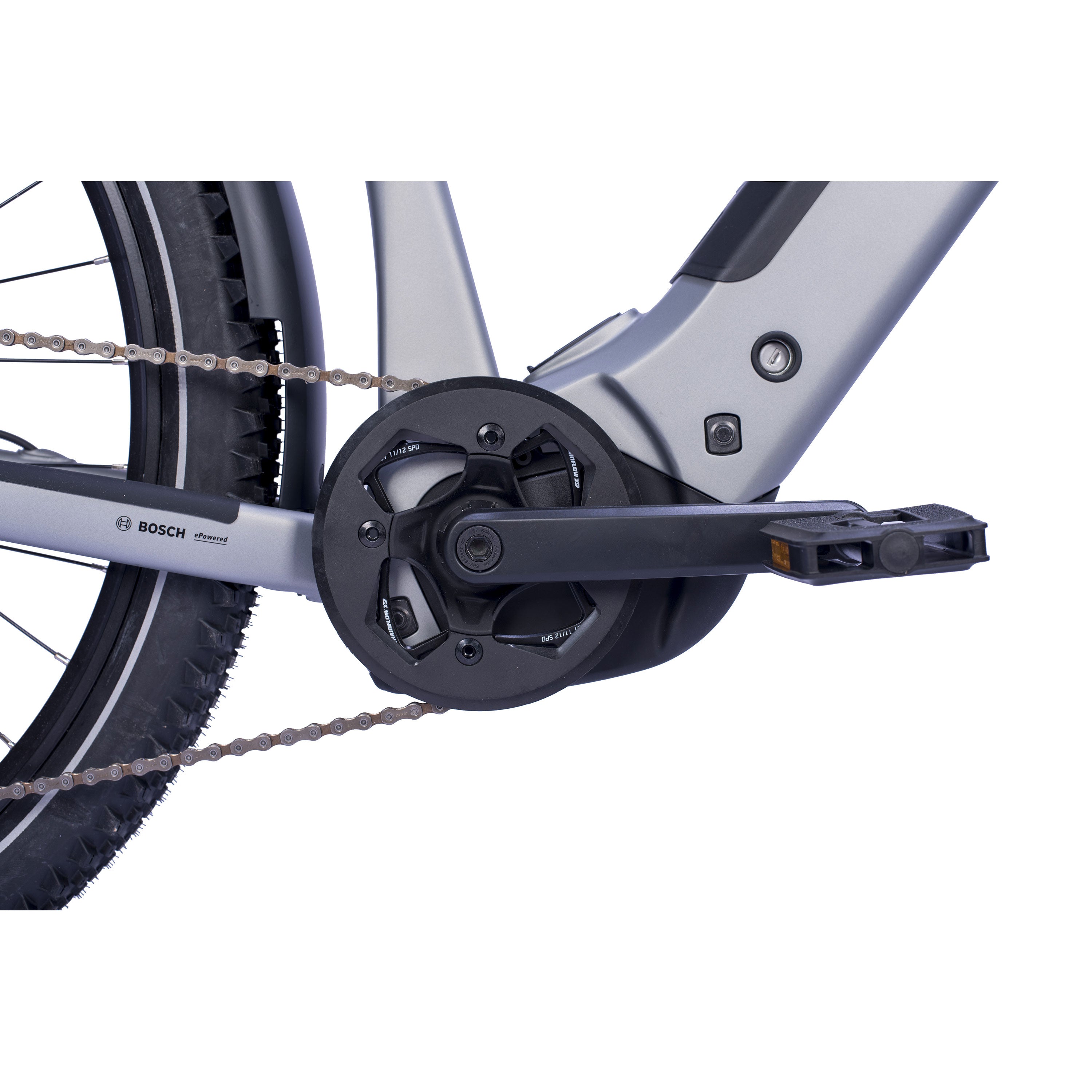 27.5" Men's E-SUV MTB TERRA CX2 BOSCH PERFORMANCE LINE PX Smart System POWERTUBE 600 Wh 12-Speed SRAM SX EAGLE Grey