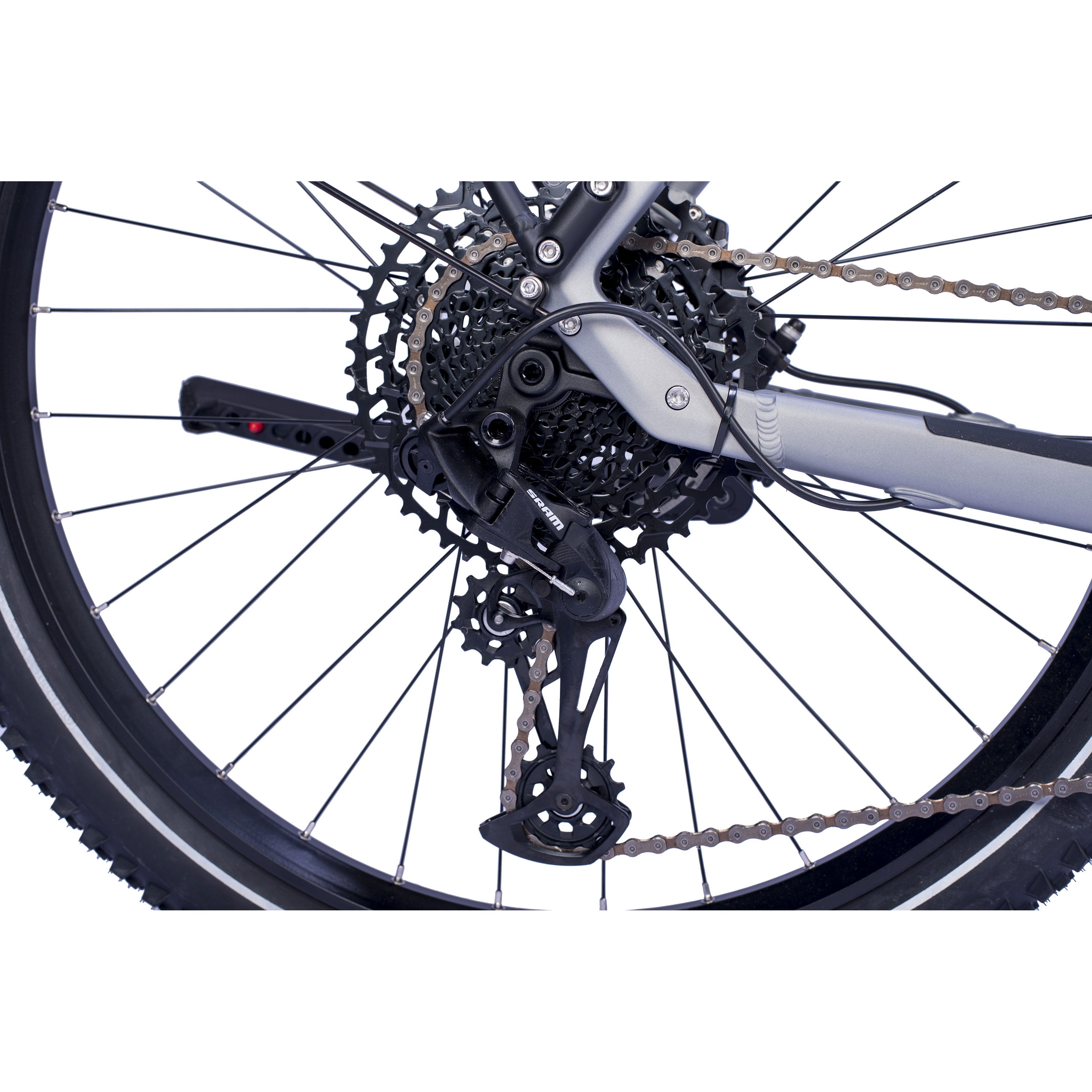 27.5" Men's E-SUV MTB TERRA CX2 BOSCH PERFORMANCE LINE PX Smart System POWERTUBE 600 Wh 12-Speed SRAM SX EAGLE Grey