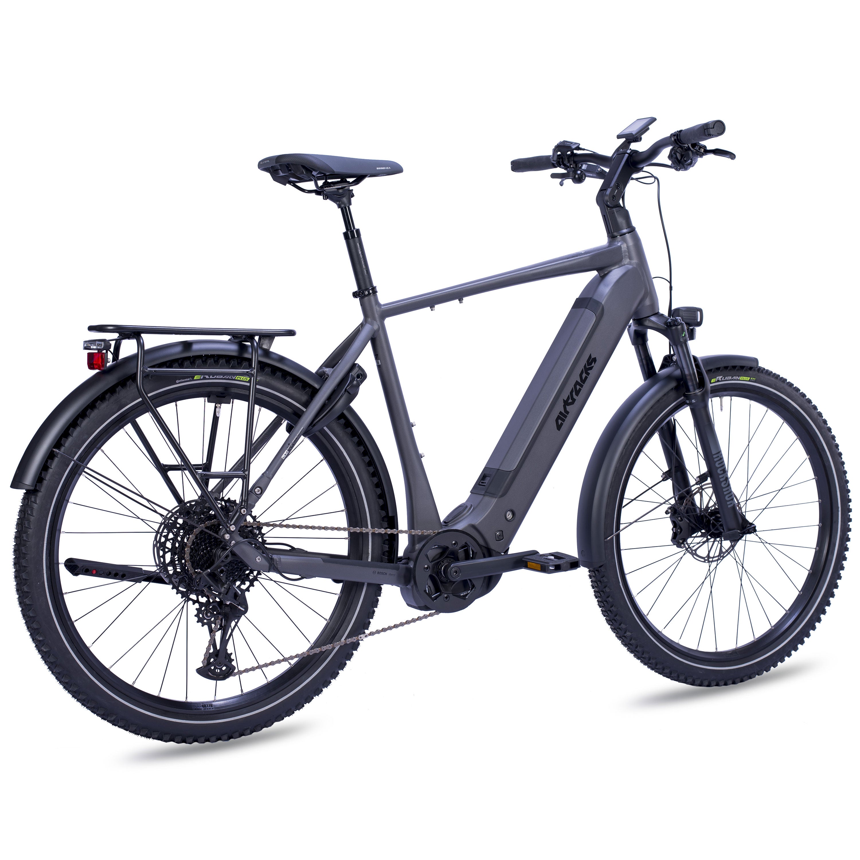 27.5" Men's E-SUV MTB TERRA CX2 BOSCH PERFORMANCE LINE PX Smart System POWERTUBE 600 Wh 12-Speed SRAM SX EAGLE - Black