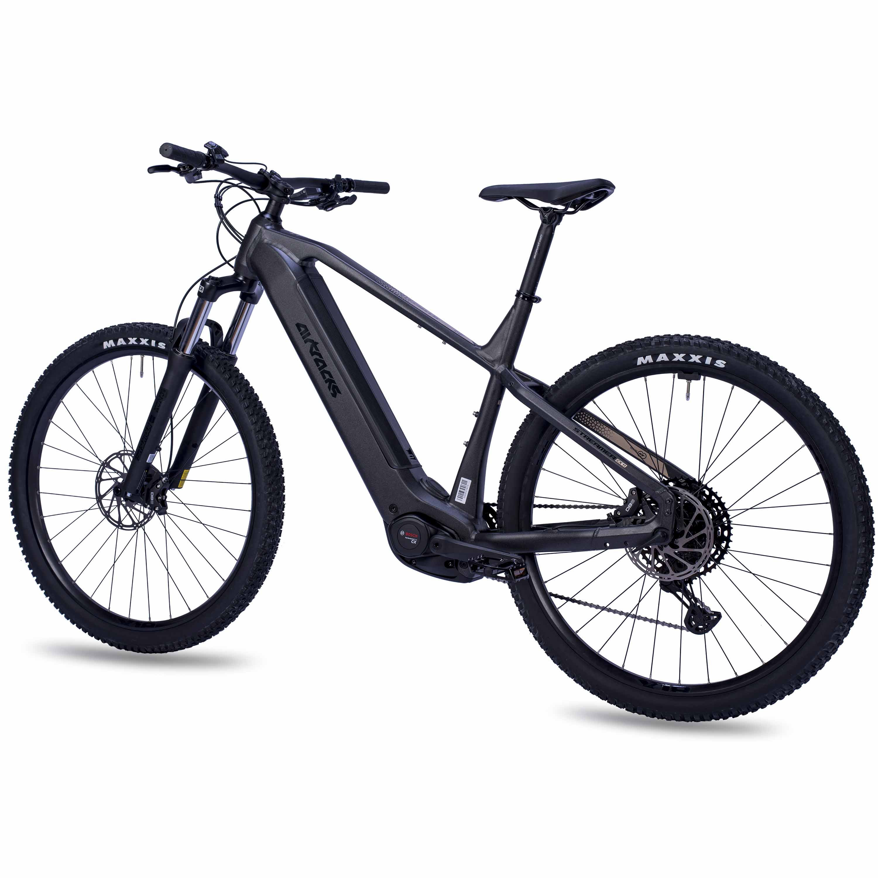 29" VTT électrique homme STREAMER CX11 Bosch Performance Line CX Gen 5 Smart System PowerTube 600 WH 11 vitesses Shimano XT RD-M8310