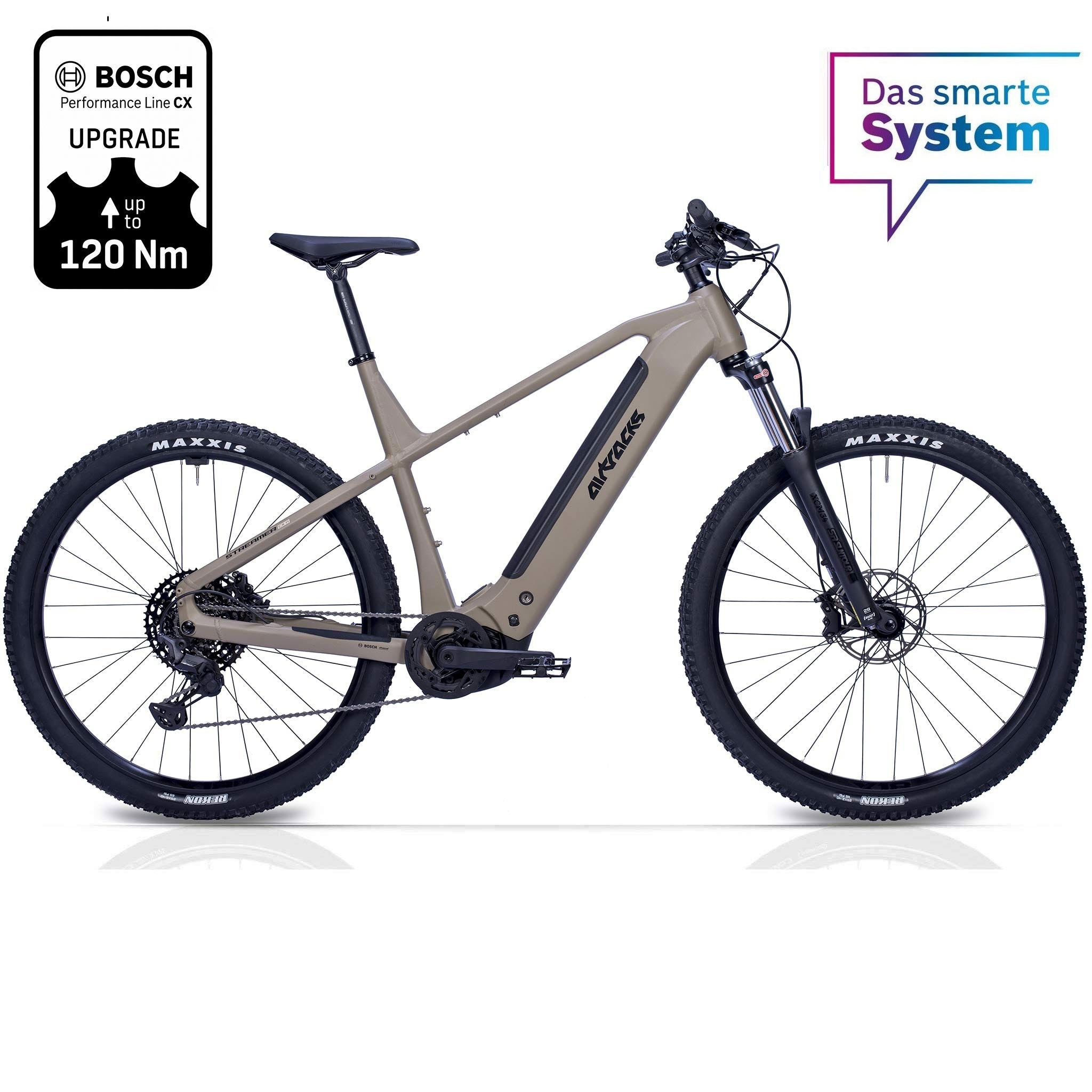 29" Men’s E-MTB STREAMER CX11 BOSCH PERFORMANCE LINE CX GEN 5 SMART SYSTEM POWERTUBE 600WH 11-SPEED SHIMANO XT RD-M8310
