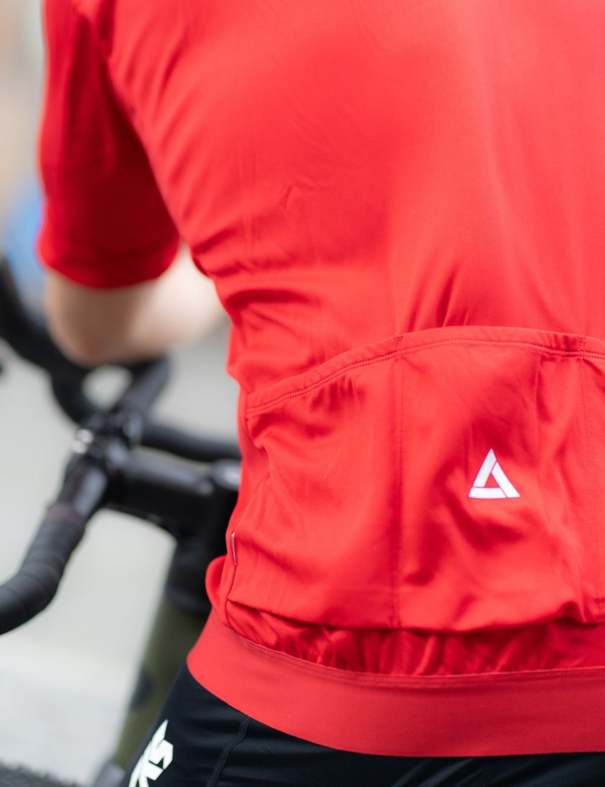 Maglia da uomo in bicicletta short -sleeved bike jersey air tech ii rosso