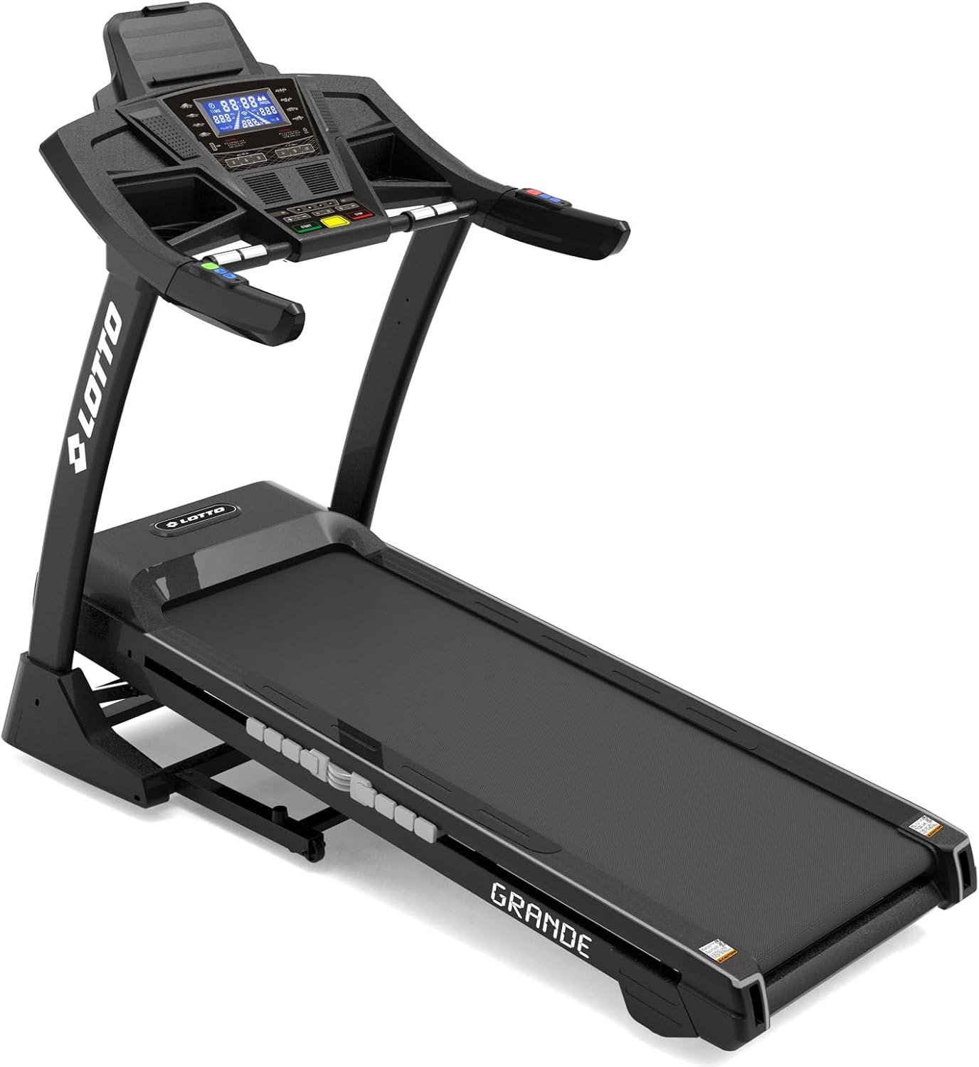 Lotto Grande treadmill foldable electrically up to 120 kg Bluetooth 1-20 km/h 150x51 cm
