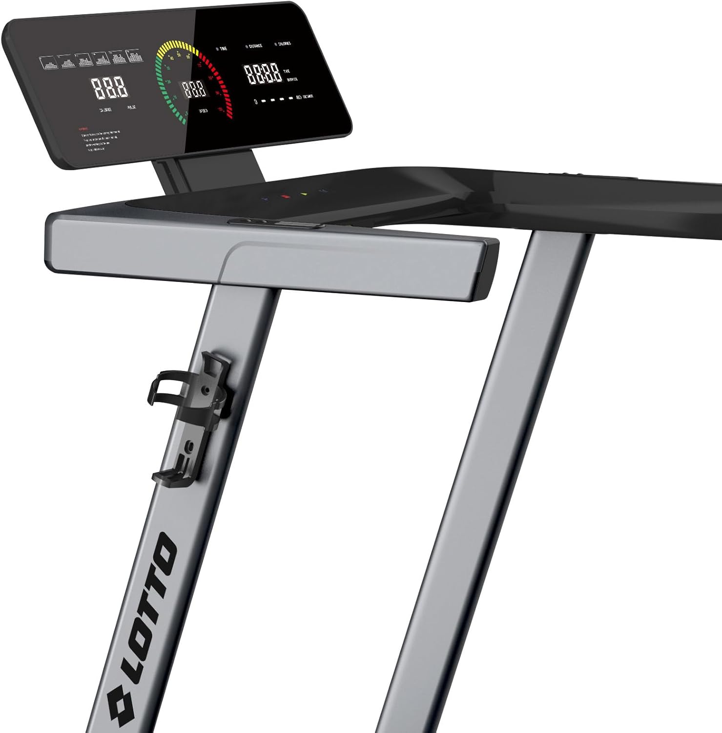Lotto Genio treadmill foldable electrically up to 100 kg Bluetooth 1-16 km/h 125x45 cm