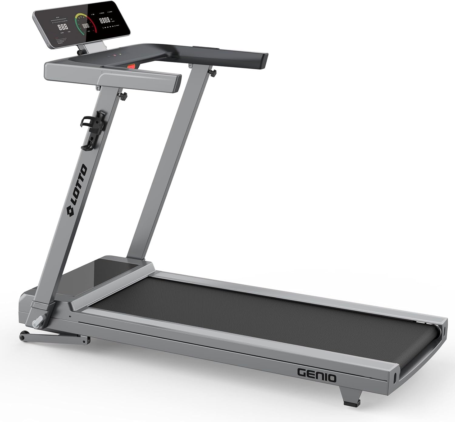 Lotto Genio treadmill foldable electrically up to 100 kg Bluetooth 1-16 km/h 125x45 cm