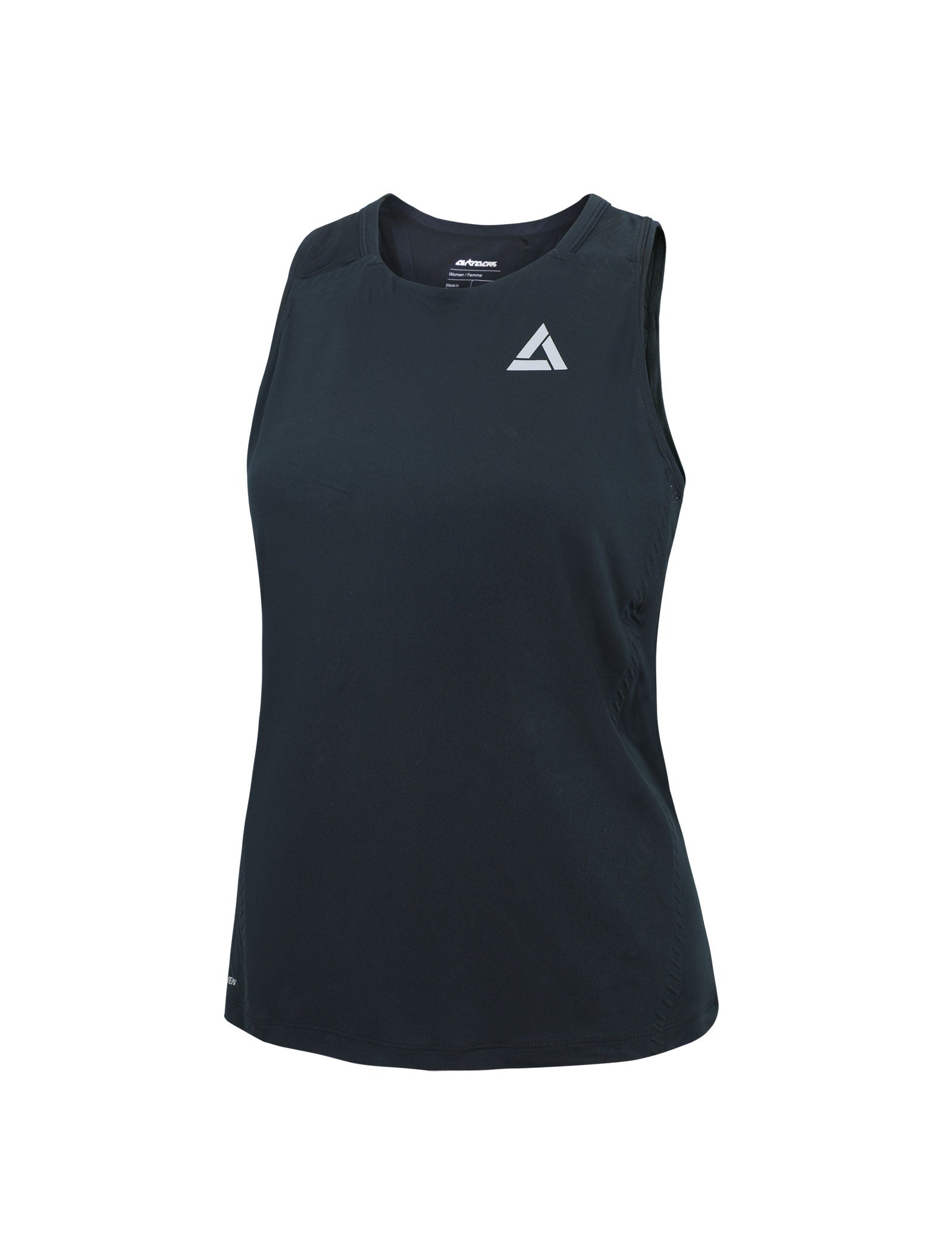 Damen Funktions Laufshirt Ärmellos Kurzarm Pro Line Black