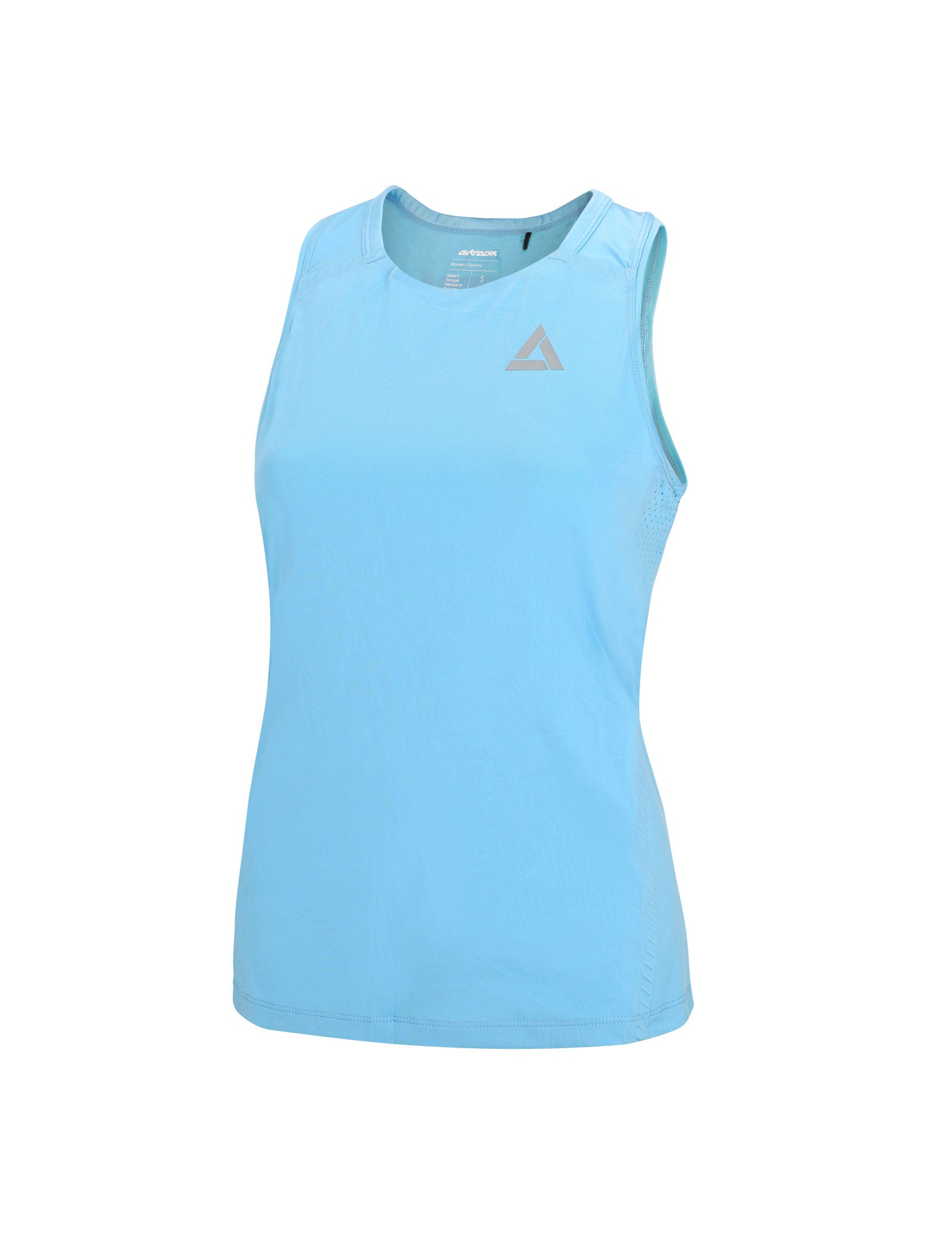 Damen Funktions Laufshirt Ärmellos Kurzarm Pro Line Celeste