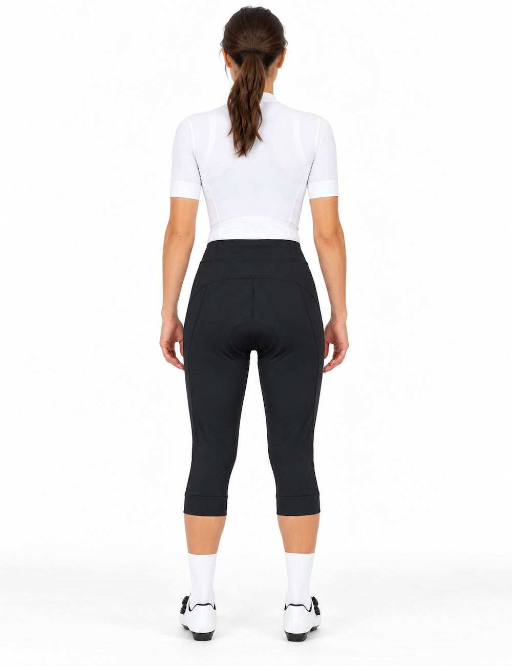 Pantaloni per biciclette da donna 3-4 lunghezza per linea Black Set Product Setprodukt