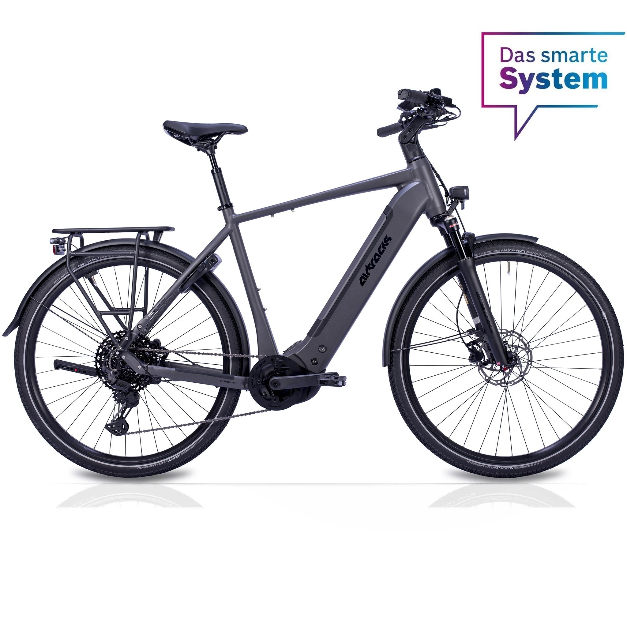 28" Bicicletta elettrica trekking uomo TERRA TR1 BOSCH Performance Line PX Smart System POWERTUBE 800 Wh 11 velocità SHIMANO XT RD-M8130 SGS