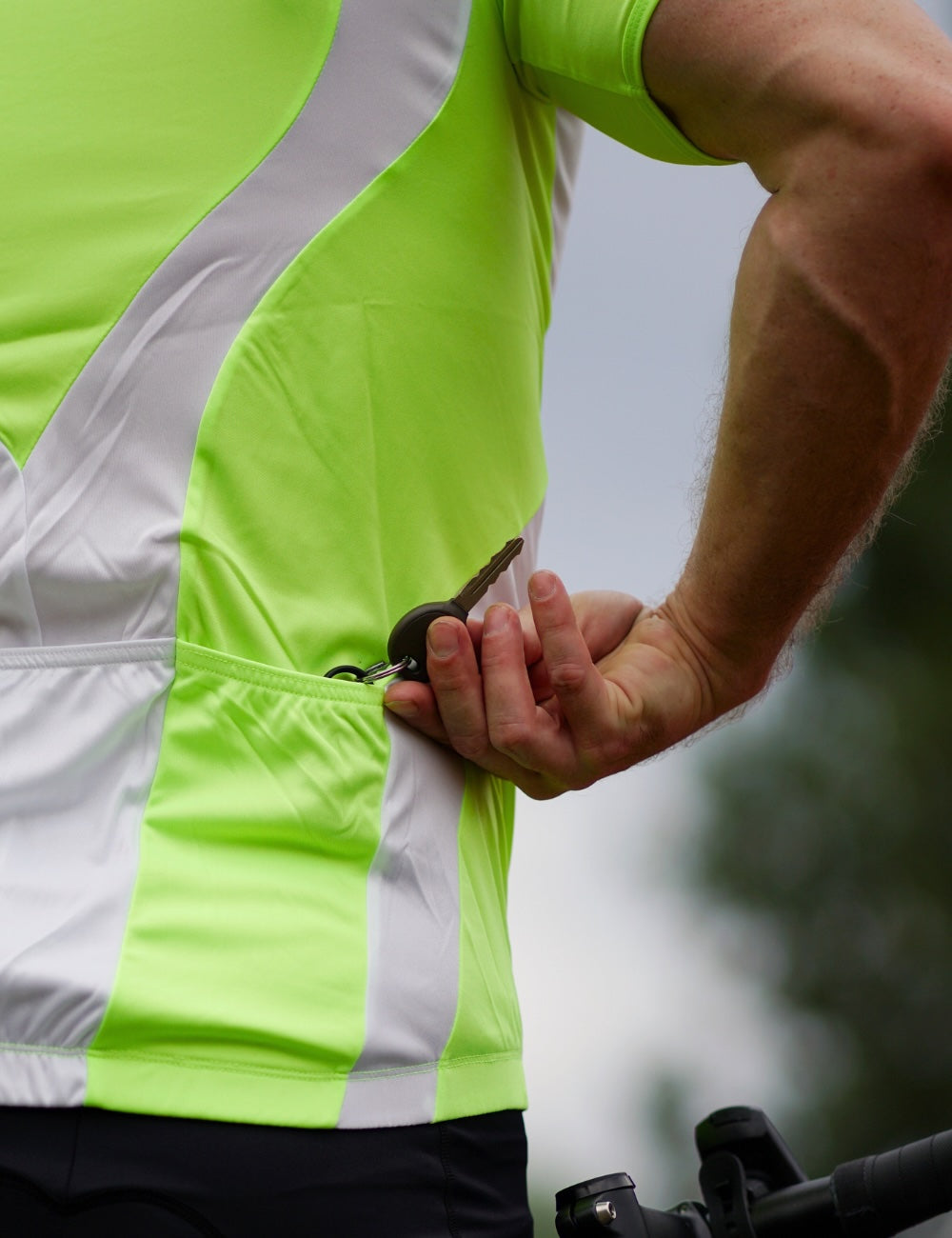 Maglia da uomo set maglia in bicicletta corta -arm team + pantaloni corrieri corti professionisti