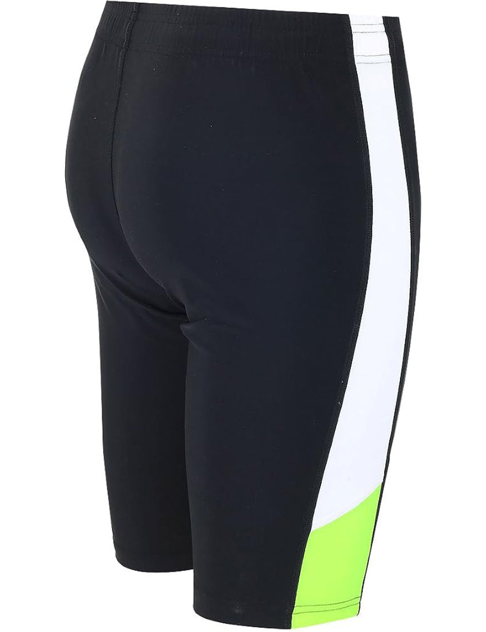 Pantaloni da corsa da uomo corto neon nero