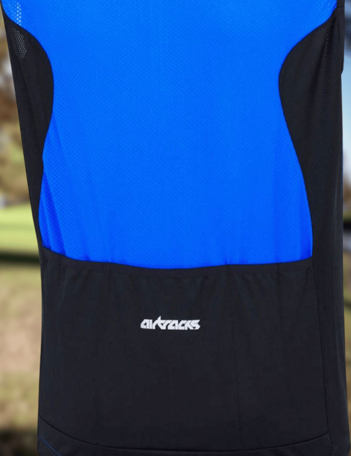 Maglia da uomo in bicicletta corta -linea di comfort senza maniche blu nera nera nera blu nera