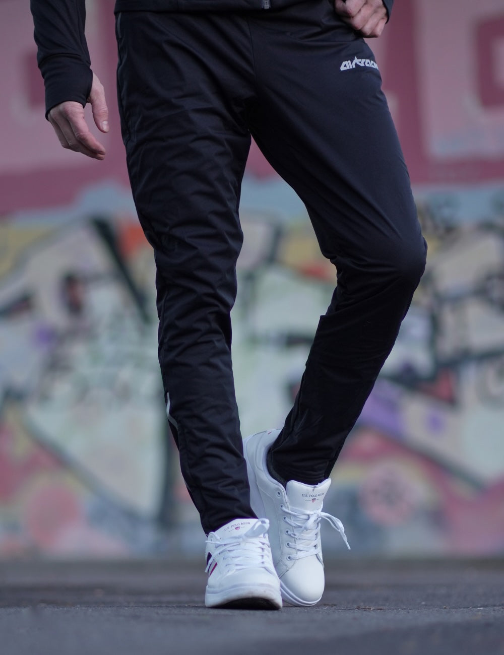 Uomini inverno il set di thermo in esecuzione + team di pantaloni che corre per