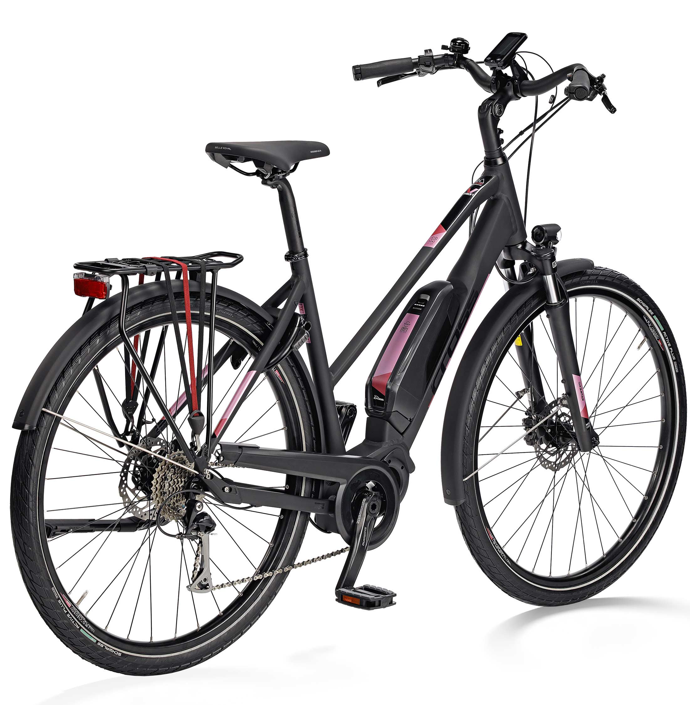 28 inch E-bike ladies trekking bike V-Tron SHIMANO STEPS E-6100 504Wh 9 x GANG SHIMANO ALIVIO RD-T4000 SGSL