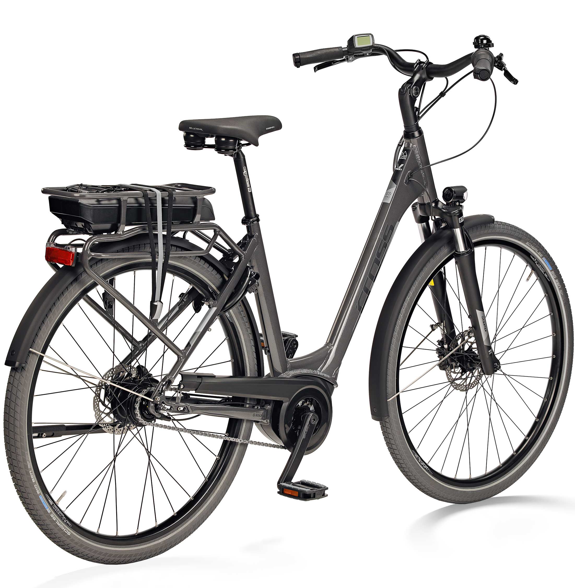 28 inch women e-bike Shimano Steps E5000 City LS Bicycle Wave Citybike 7 x Gang Shimano Nexus