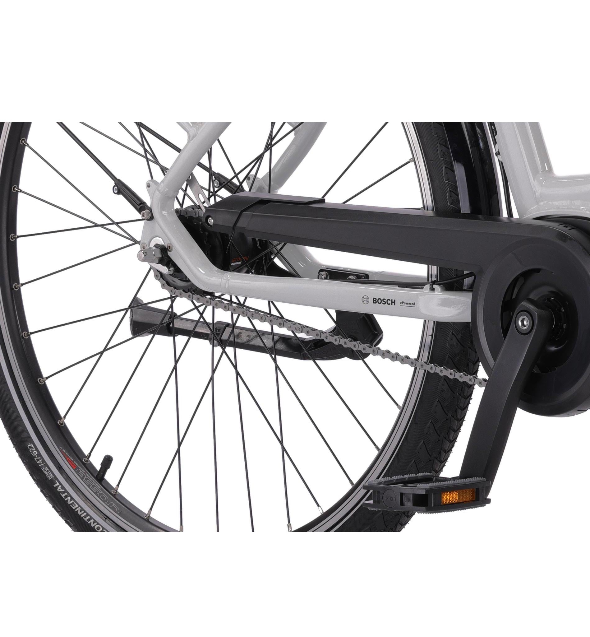 28 inch City Bicycle E-Bike V-Tron LS Rack Bosch Active Plus Line Gen3 400 Wh 7 Gang Shimano Nexus