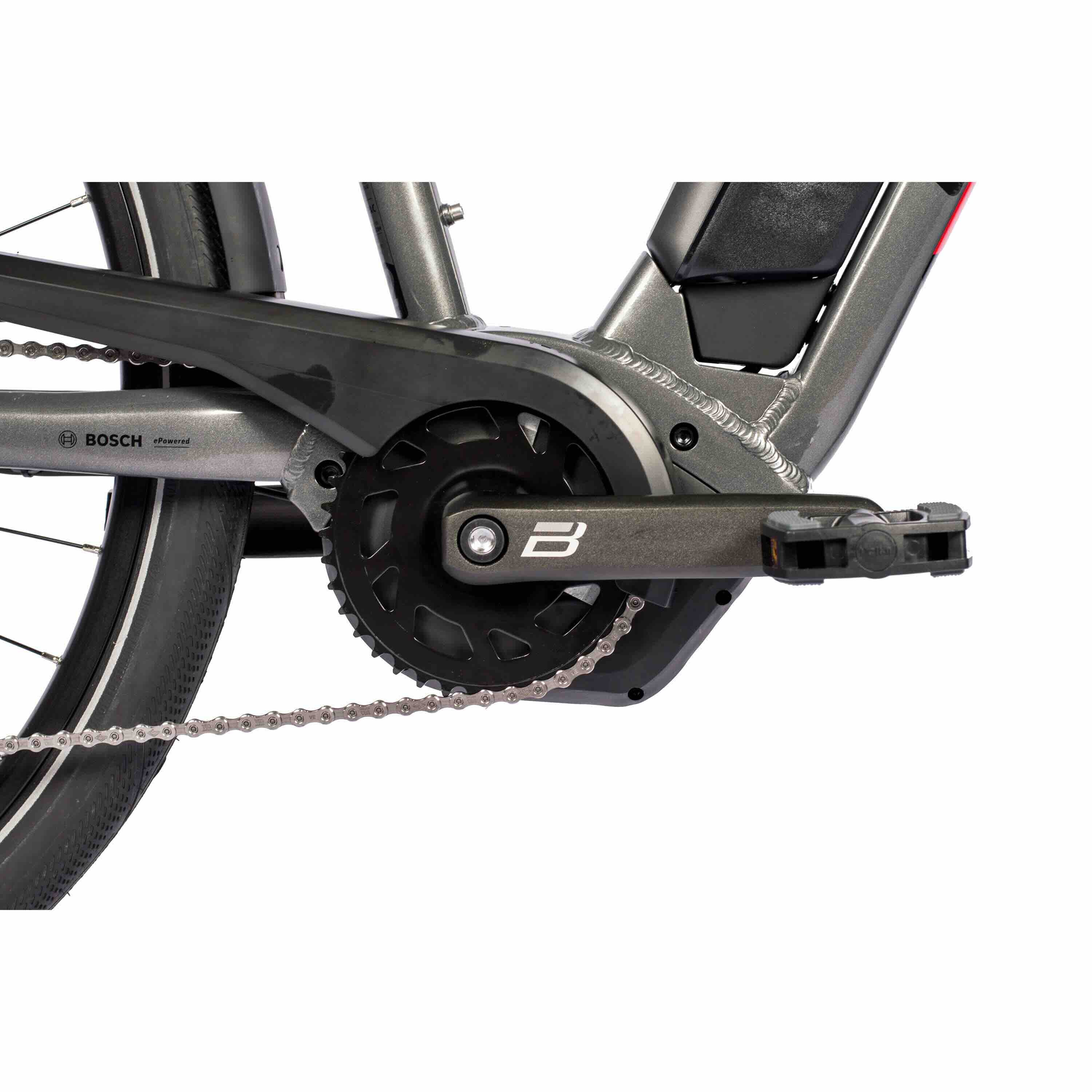 Bicycle de randonnée pour le vélo électrique de 28 pouces V-Tron Bosch Active plus ligne Gen3 500Wh 10S Shimano Deore