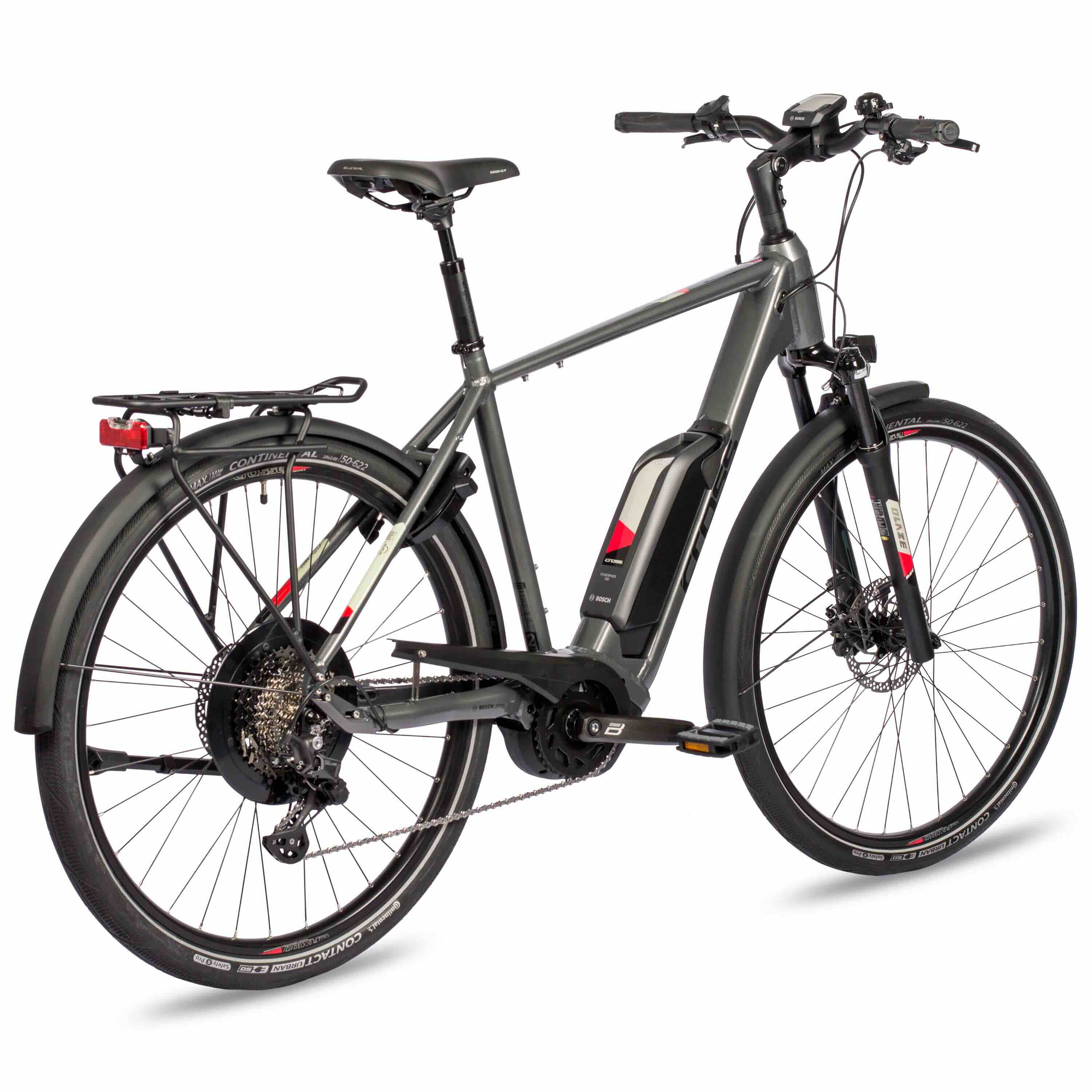 Bicycle de randonnée pour le vélo électrique de 28 pouces V-Tron Bosch Active plus ligne Gen3 500Wh 10S Shimano Deore