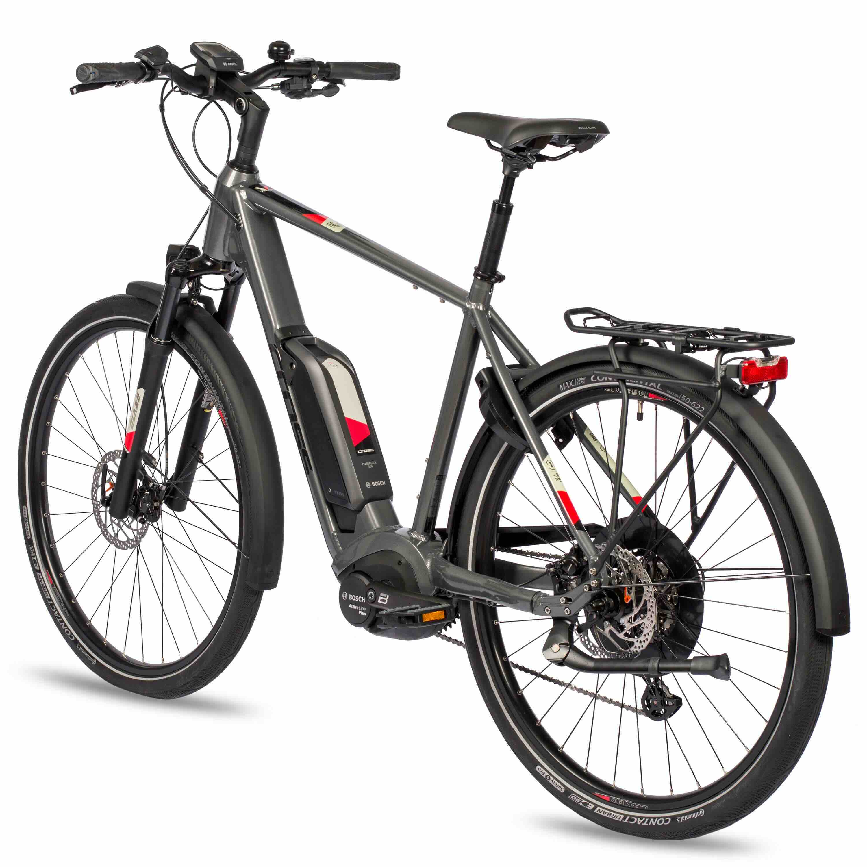 Bicycle de randonnée pour le vélo électrique de 28 pouces V-Tron Bosch Active plus ligne Gen3 500Wh 10S Shimano Deore