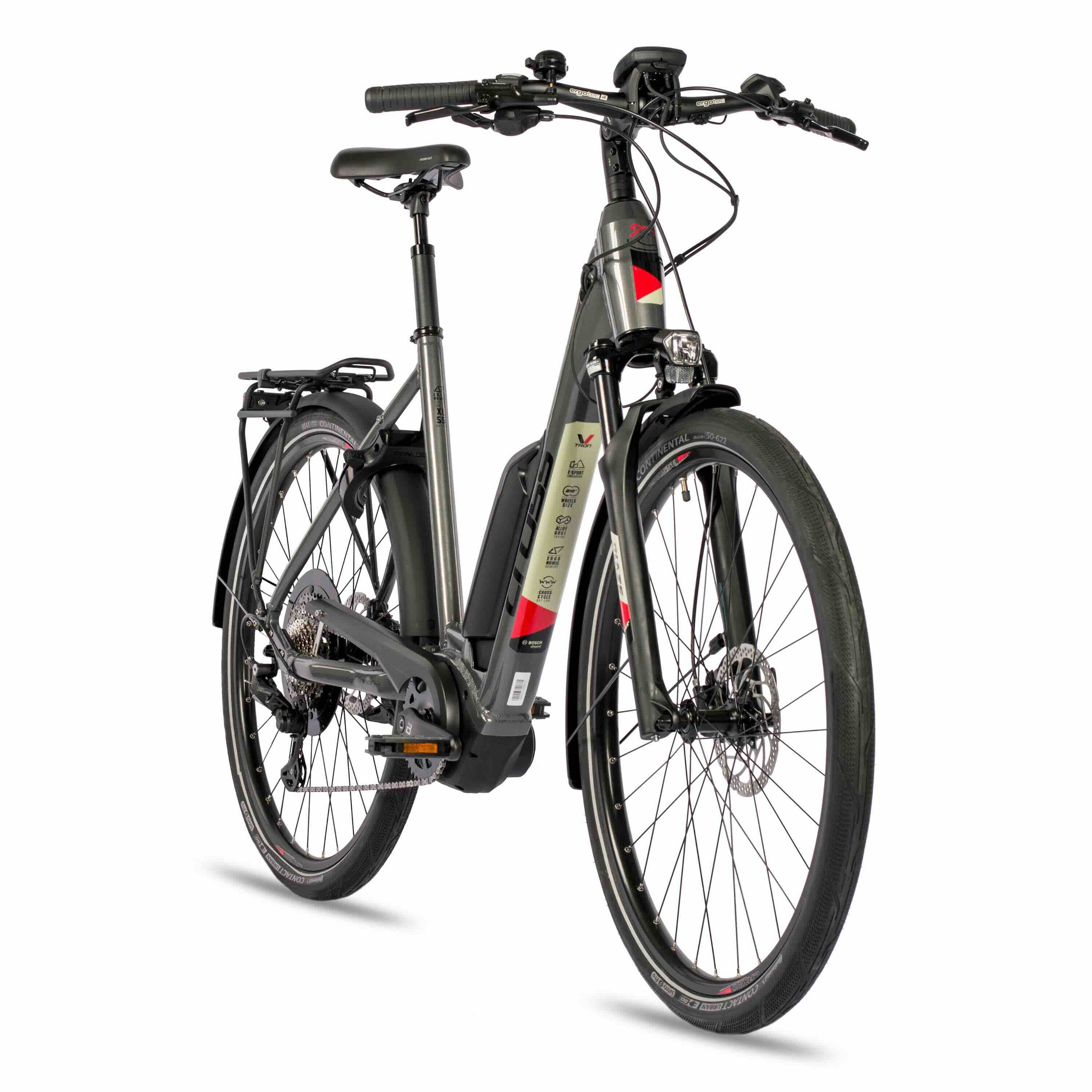 28 inch e-bike trekking bicycle LS Wave V-Tron Bosch Active Plus Line Gen3 500Wh 10S Shimano Deore
