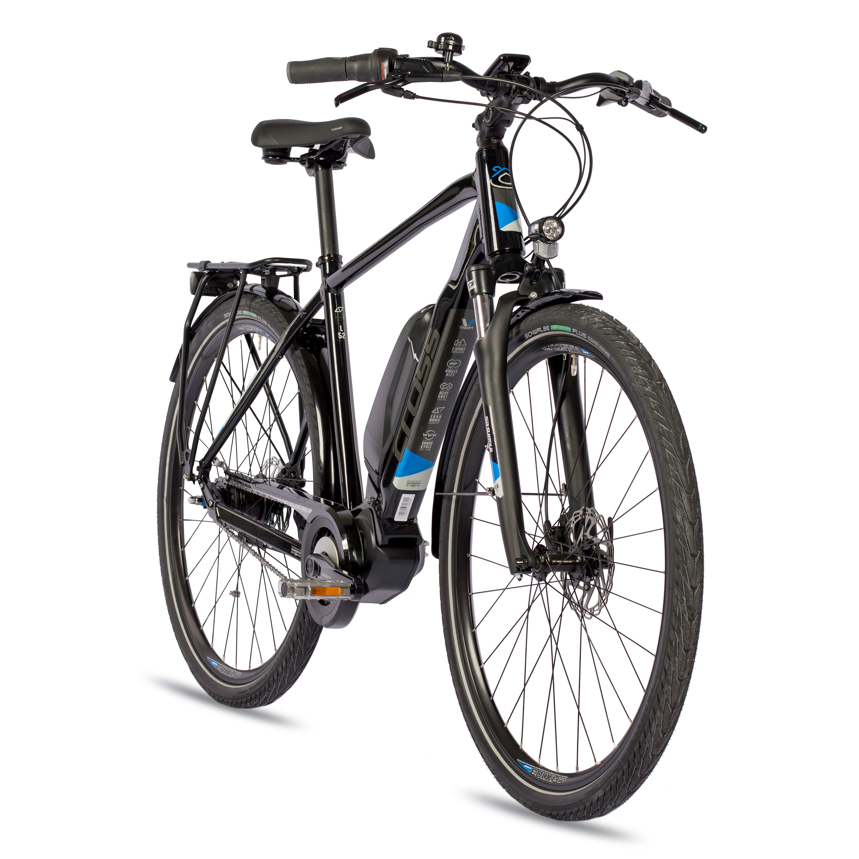 28 inch e-bike men City Bicycle V-Tron Shimano StеPS E-5000 418WH 7 x gang Shimano Nexus