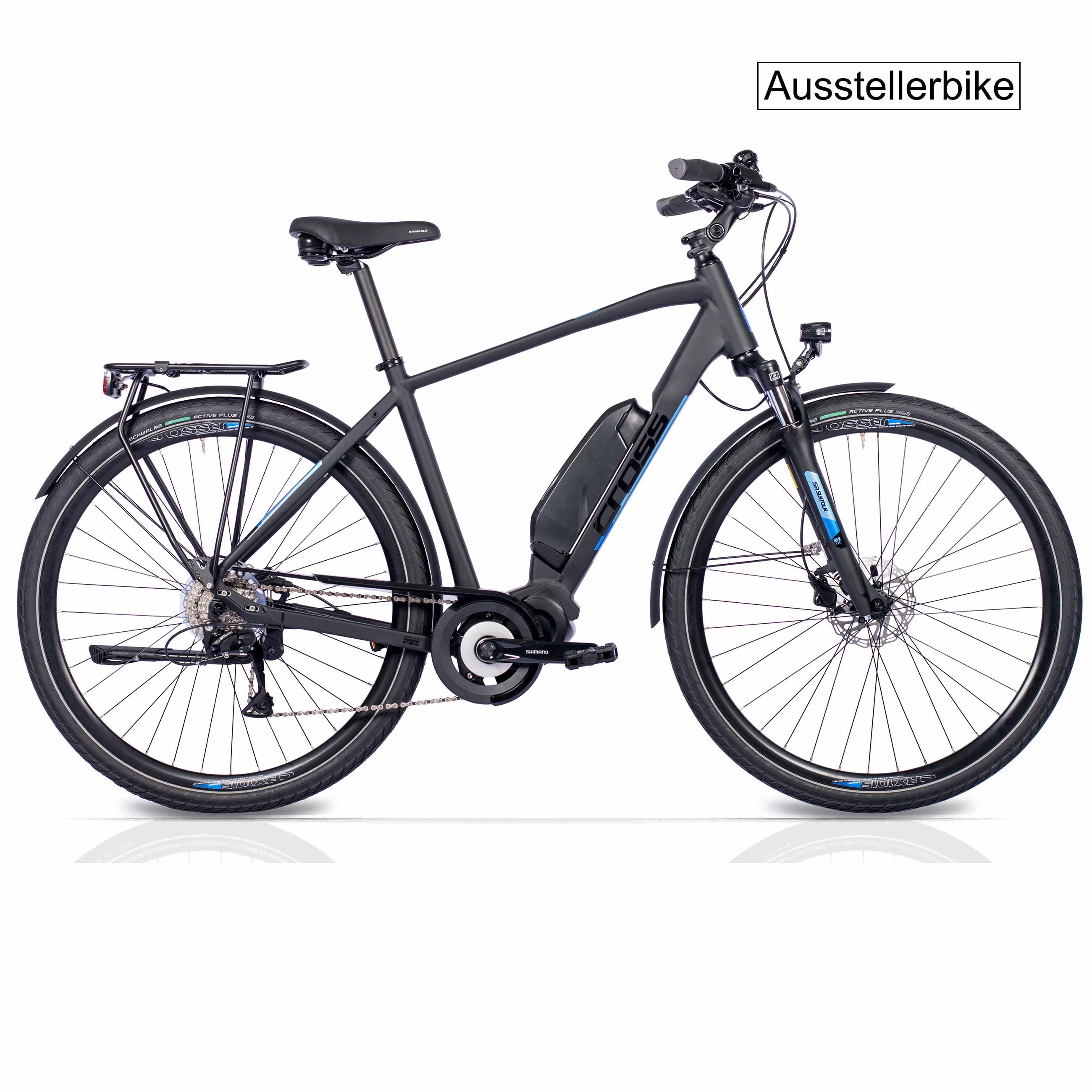 28" Herren E-Bike Trekking Fahrrad V-TRON SHIMANO STEPS E-5000 418 Wh 9 x GANG SHIMANO RD-T3000 - B-WARE