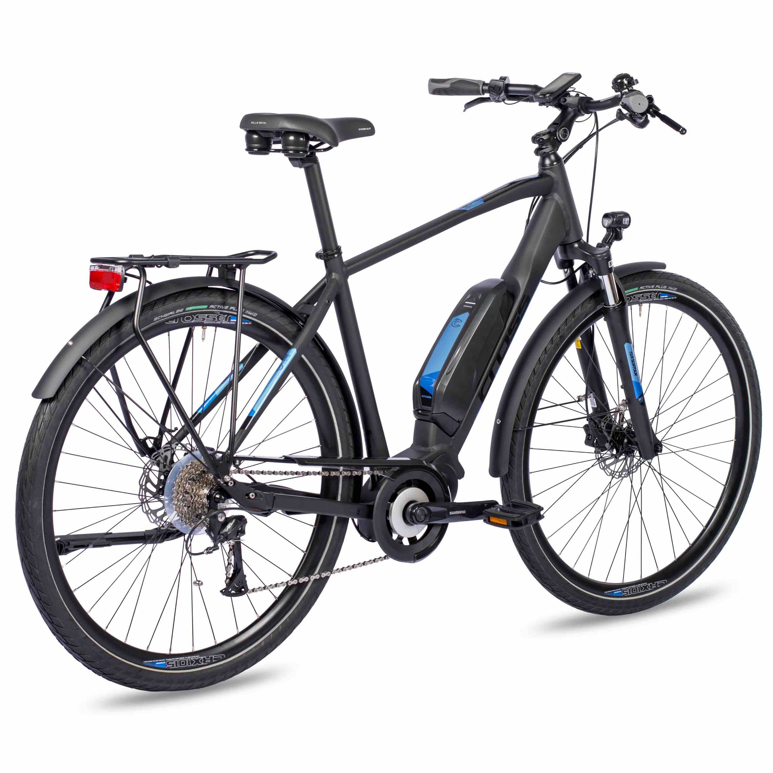28 inch men e-bike trekking bicycle V-tron Shimano StеPS E-5000 418 Wh 9 x gang Shimano RD-T3000