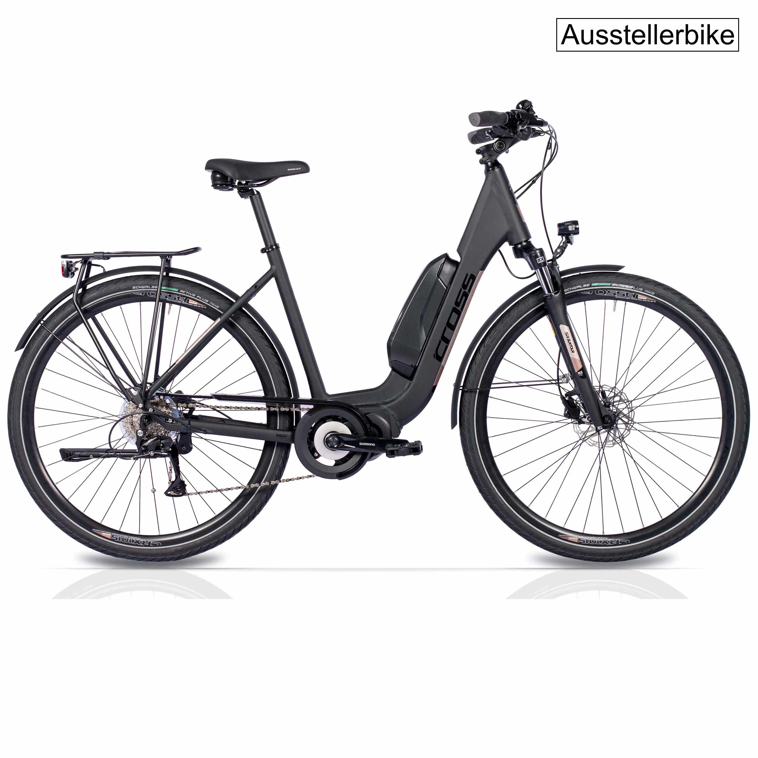 28" Bicicletta da trekking elettrica LS WAVE V-TRON SHIMANO STEPS E-5000 418 Wh 9 VELOCITÀ SHIMANO RD-T3000SGS