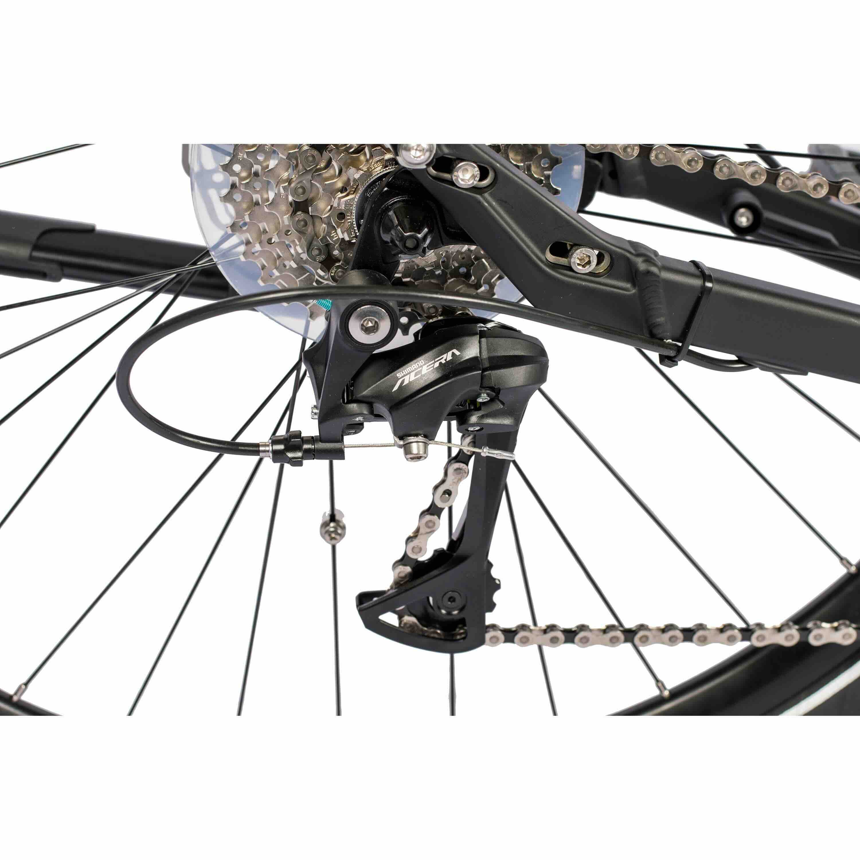 28" BICICLETA ELÉCTRICA DE TREKKING PARA MUJER V-TRON SHIMANO STEPS E-5000 418 WH 9 VELOCIDADES SHIMANO RD-T3000