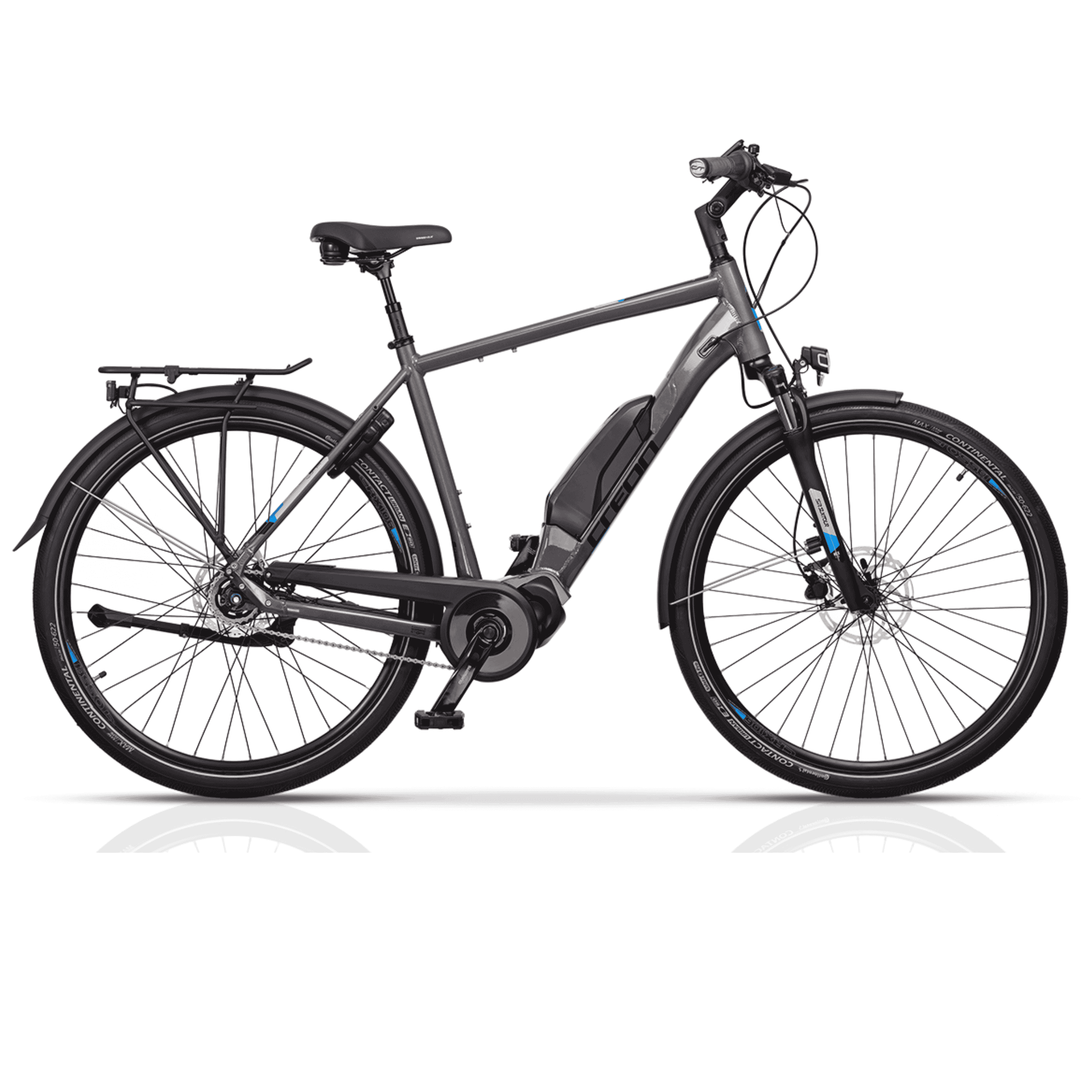 28 inch e-bike men City Bicycle X-TRON SR3 Shimano StеPS E-5000 418WH 5 gear Shimano Nexus Inter