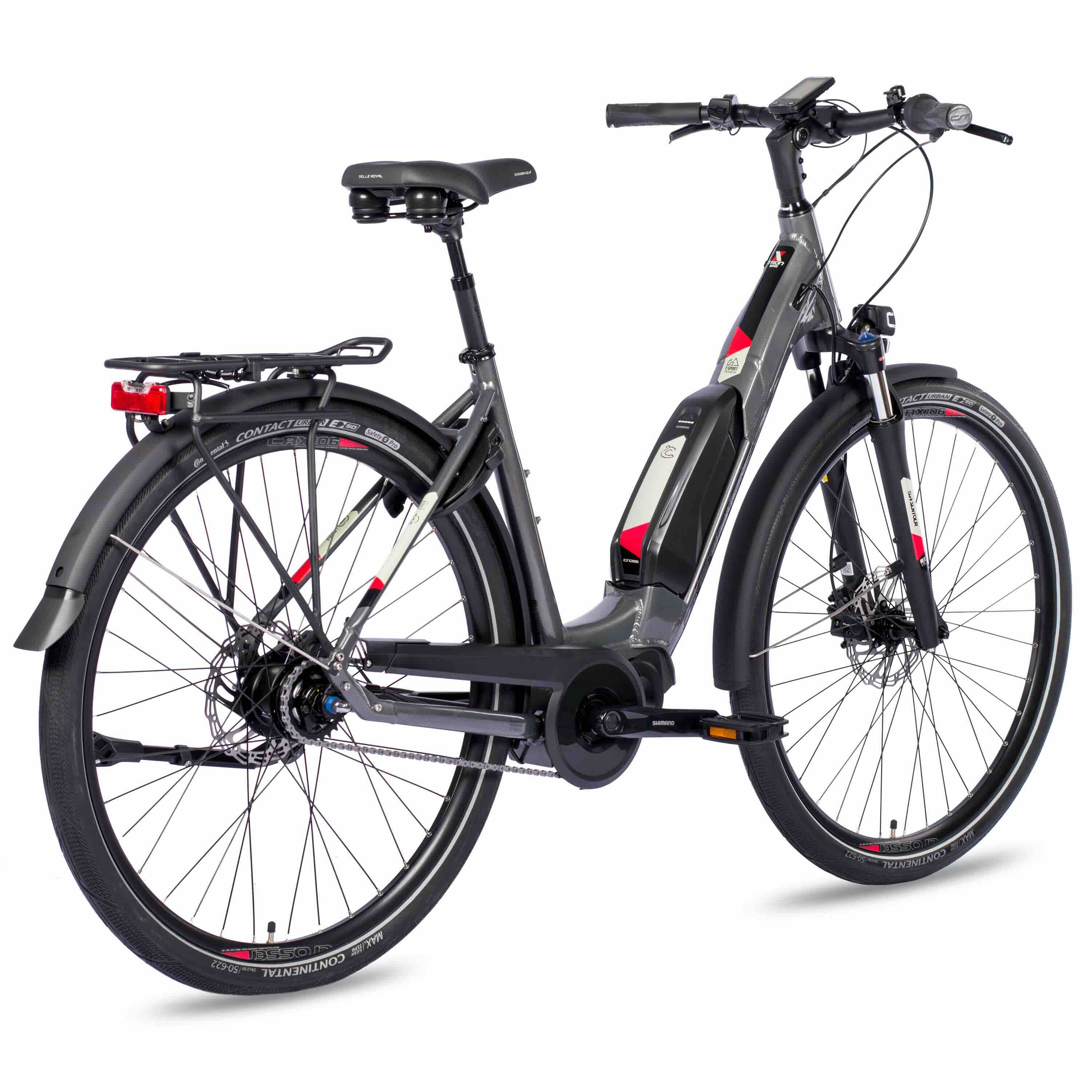 28 Zoll E-Bike City Fahrrad LS WAVE X-Tron SR2 SHIMANO STEPS E-5000 418Wh 5 GANG SHIMANO NEXUS INTER - B-WARE