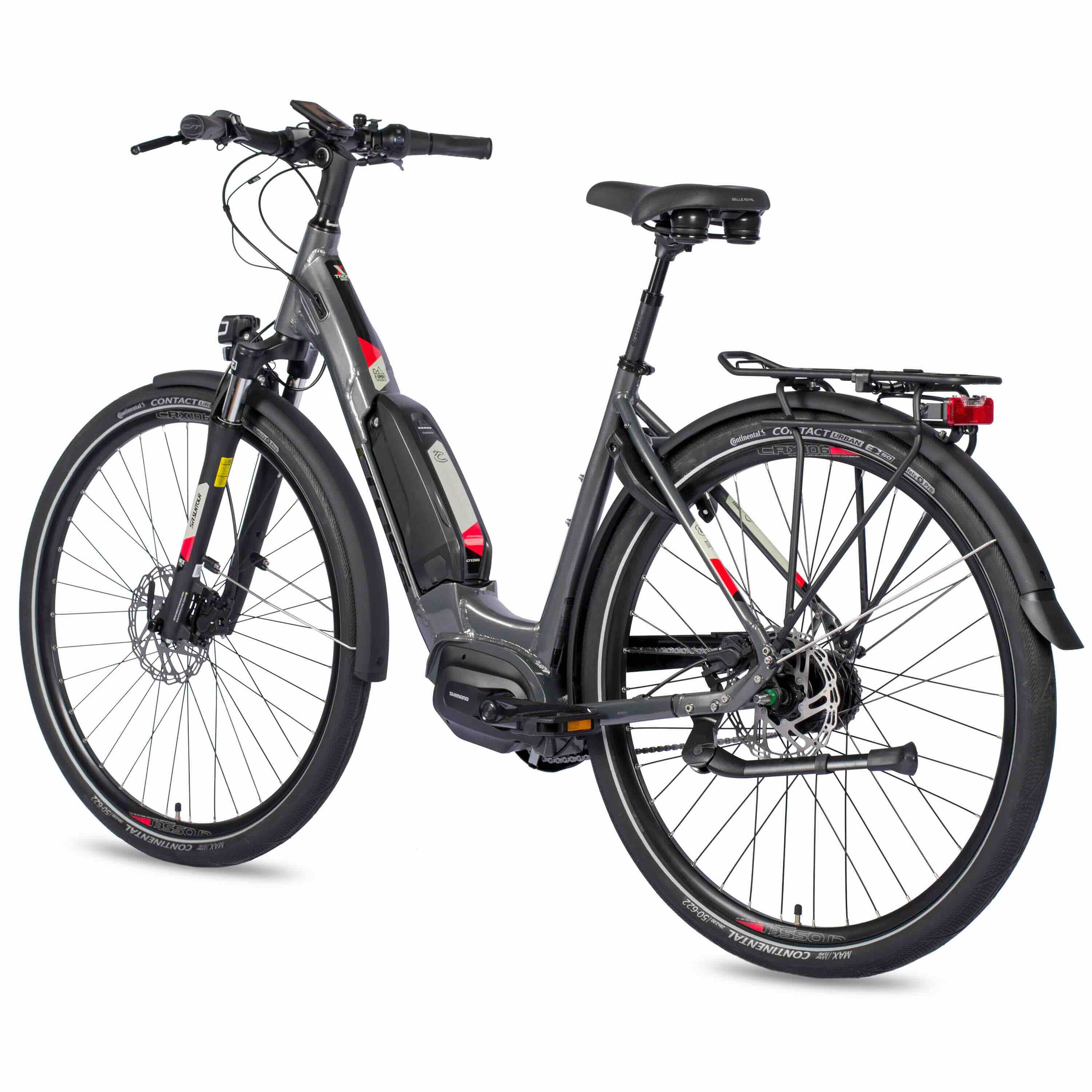 28 inch e-bike City Bicycle LS Wave X-TRON SR2 Shimano StеPS E-5000 418WH 5 gear Shimano Nexus Inter