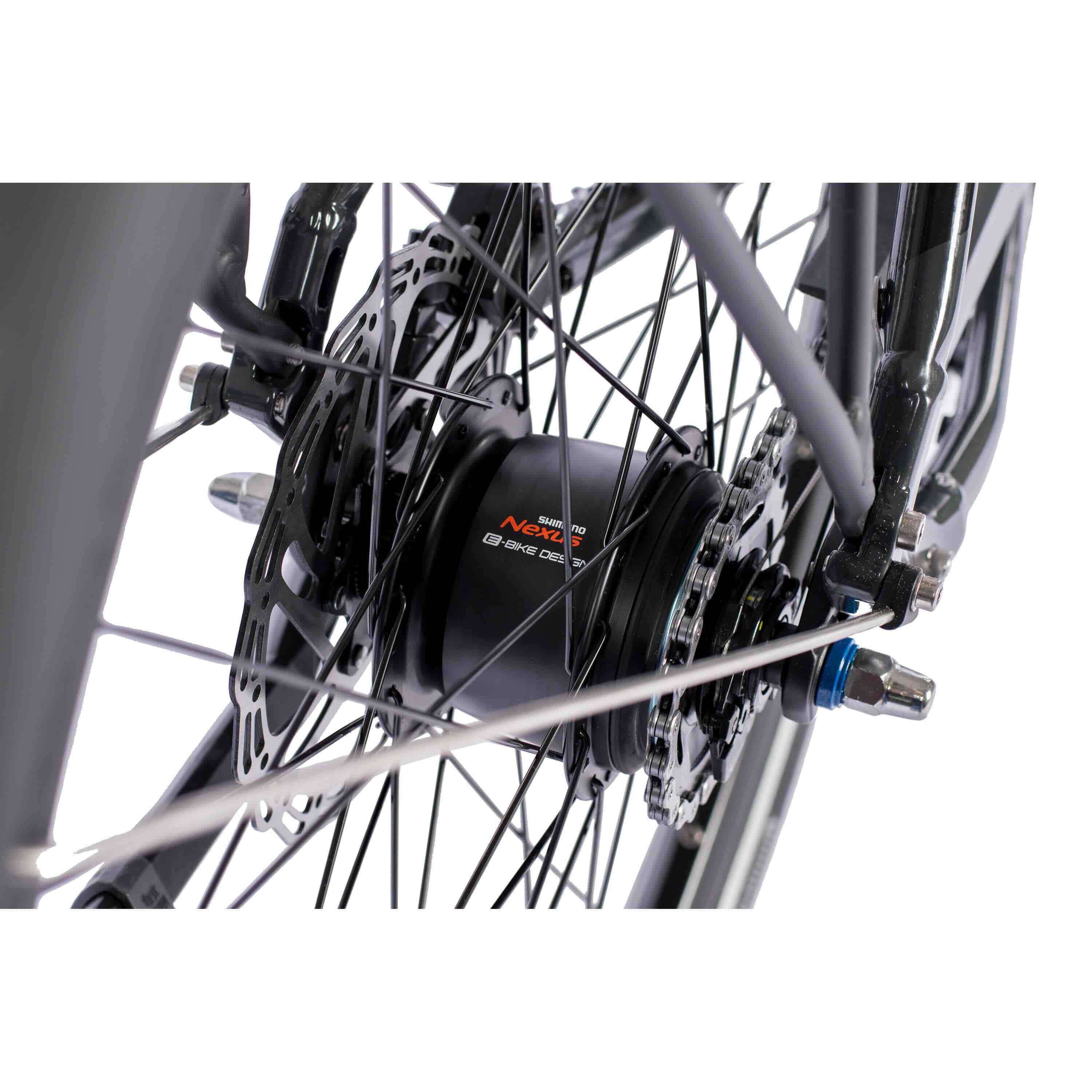 28 inch e-bike City Bicycle LS Wave X-TRON SR2 Shimano StеPS E-5000 418WH 5 gear Shimano Nexus Inter