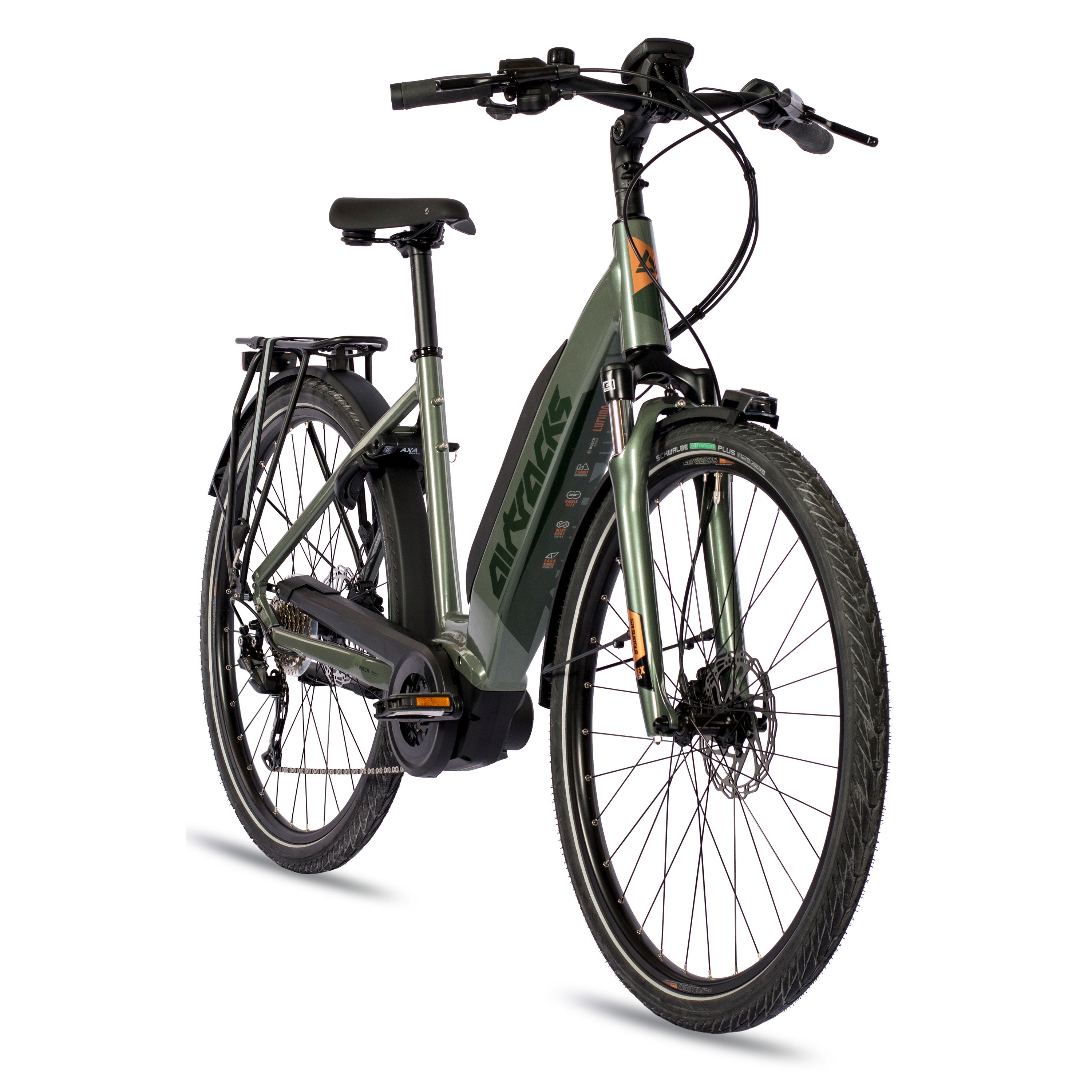 28 inch e-bike ladies trekking bike LUMINA GX3 LS BOSCH ACTIVE PLUS LINE 500 Wh 9 SPEED SHIMANO ALIVIO RD-M3100
