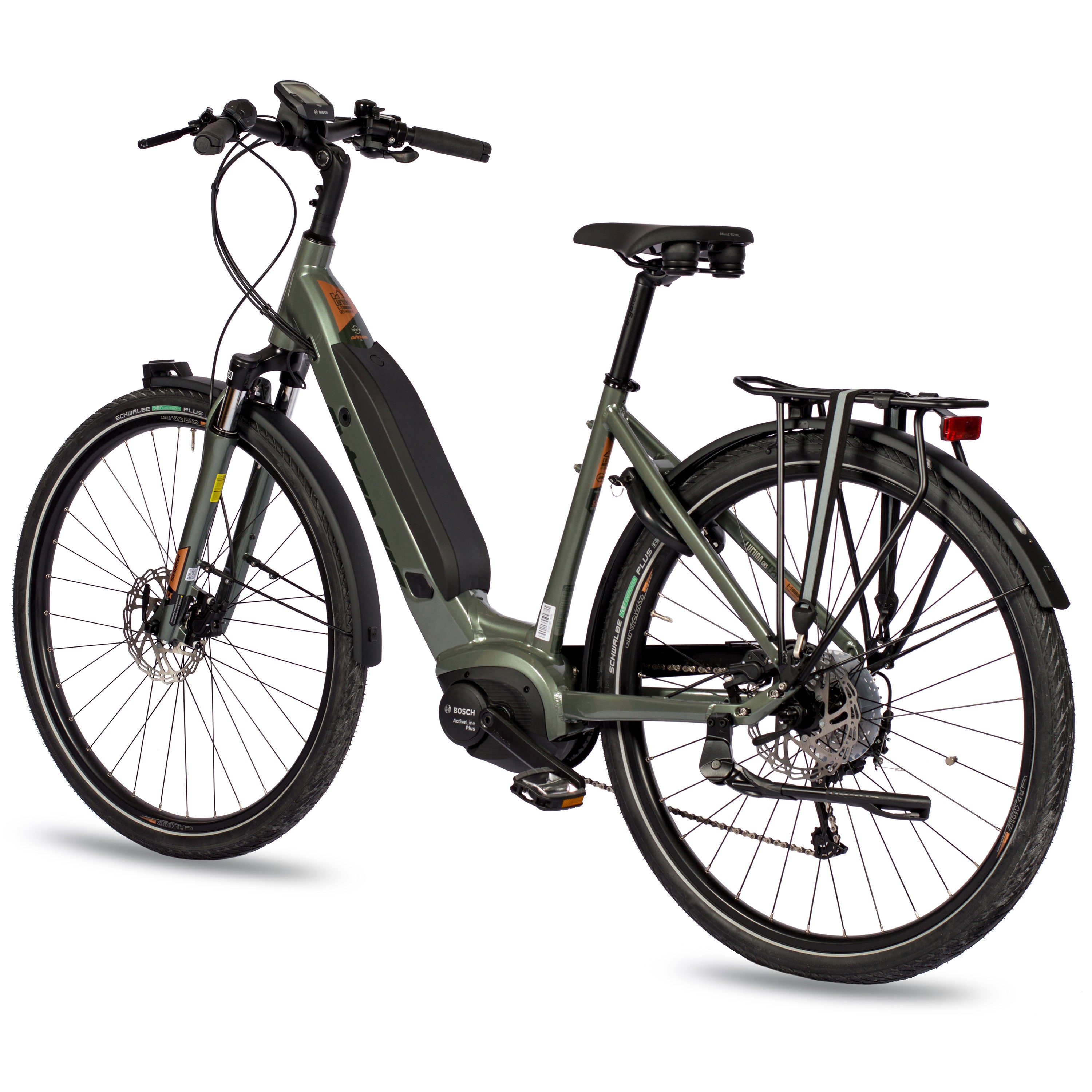 28 inch e-bike ladies trekking bike LUMINA GX3 LS BOSCH ACTIVE PLUS LINE 500 Wh 9 SPEED SHIMANO ALIVIO RD-M3100